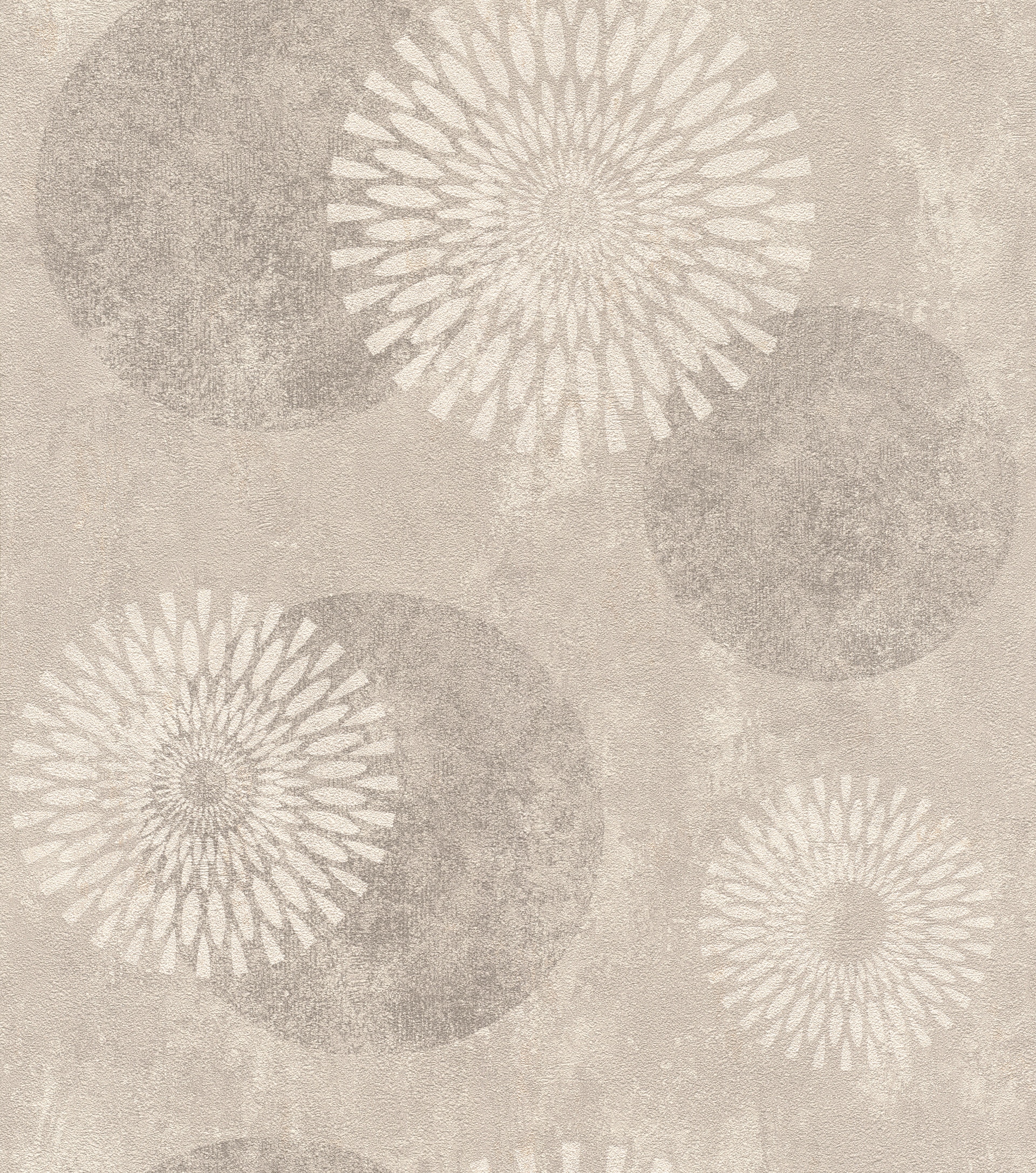 Rasch Vliestapete "Tapetenwechsel II" floral mit Kreisen