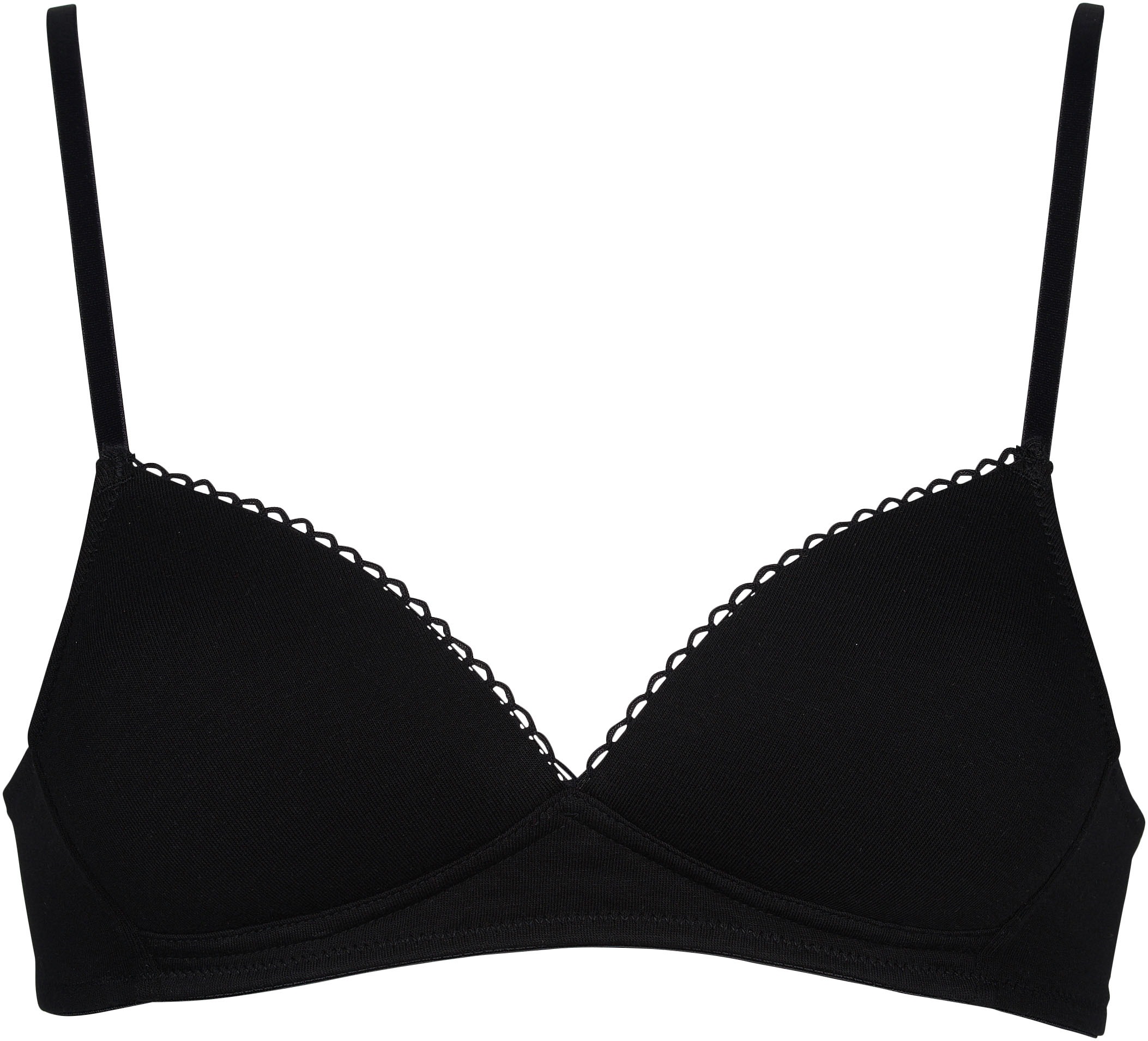 Thumbnail - My Basic Bügelloser BH 2er Pack, flache Verarbeitung, wattiert, ohne Bügel, basic, Baumwollmix