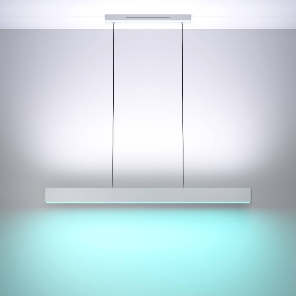 EGLO Hängeleuchte »ANDREAS-Z«, 2 flammig, Leuchtmittel LED-Modul | LED fest integriert, Hängelampe, ZigBee, App und Sprachsteuerung Alexa, RGB, dimmbar