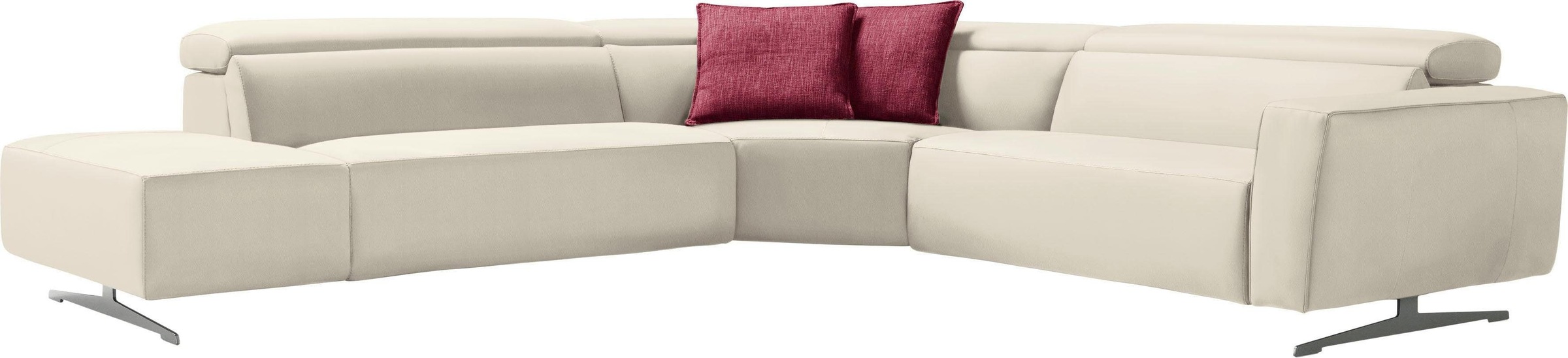 Egoitaliano Ecksofa "Stefanie-e, Designsofa der Extraklasse, bequem mit hoh günstig online kaufen
