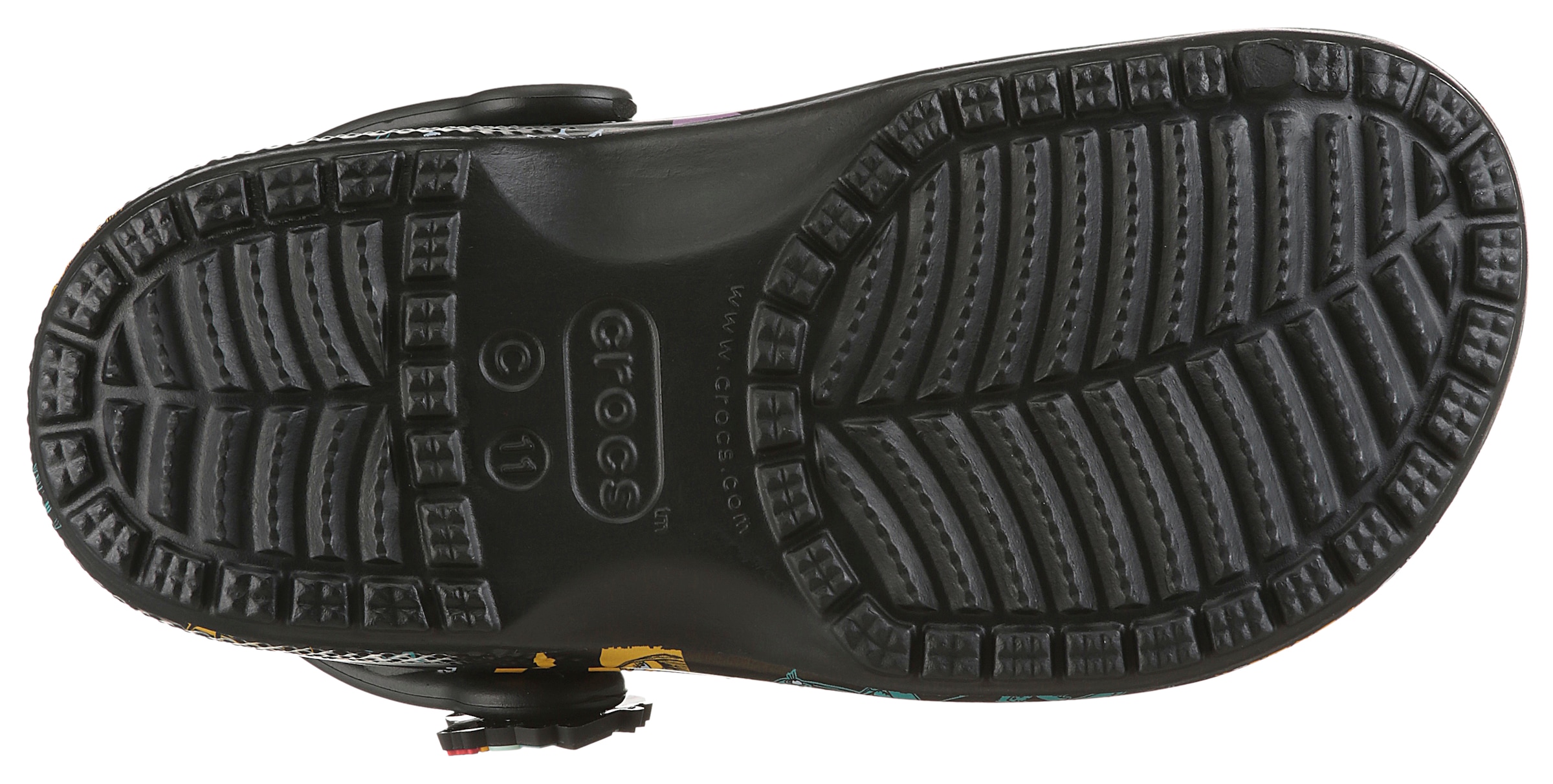 Crocs Clog »Nightmare Multi Classic Clog«, Hausschuh mit buntem Motiv