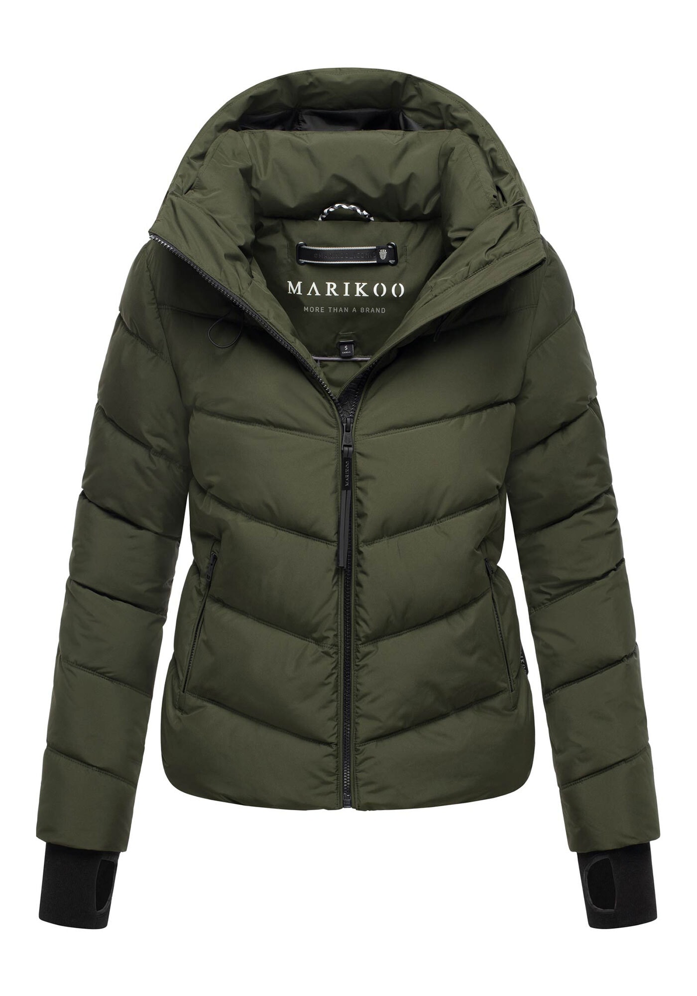 Marikoo Winterjacke »Yukanii«, Ärmelbündchen mit Daumenloch