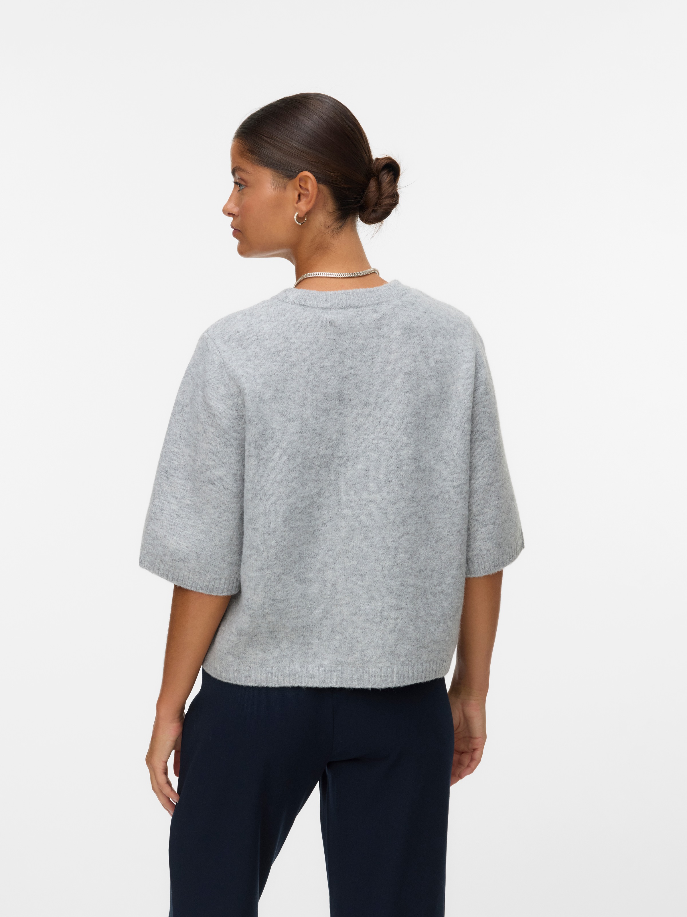 Vero Moda Rundhalspullover "VMBOOM 2/4 O-NK OVERSIZE PULLOVE GA NOOS" günstig online kaufen