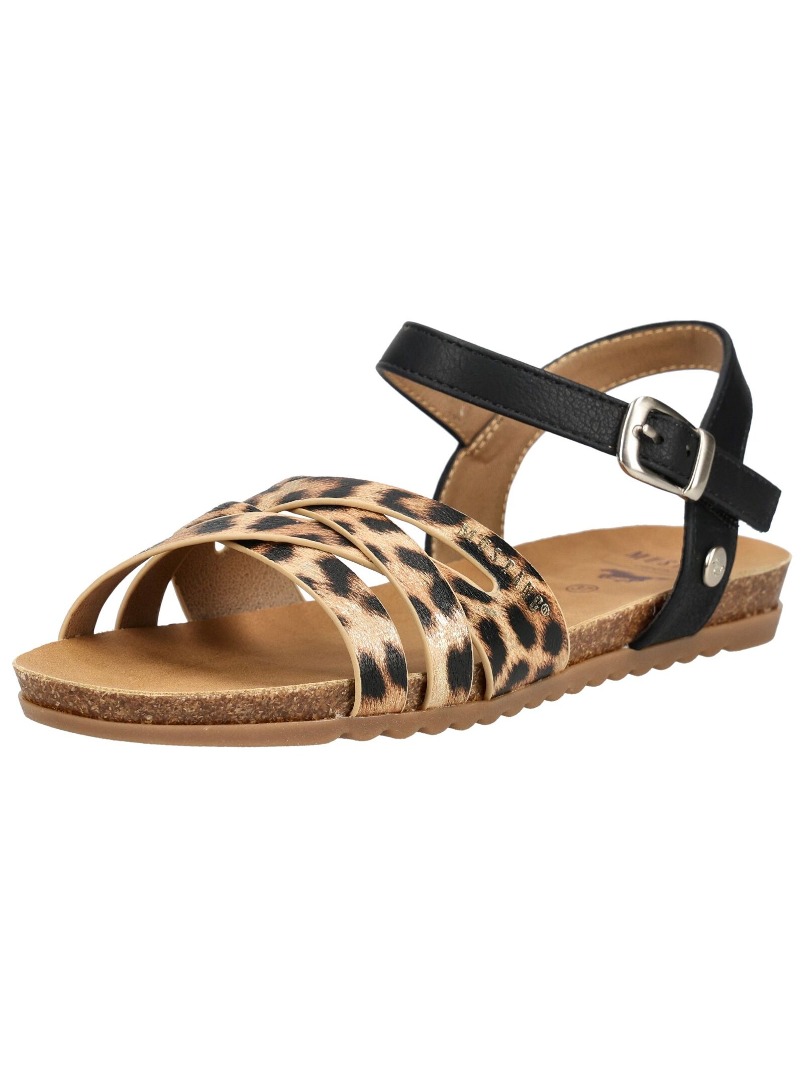 Mustang Shoes Riemchensandale "Mustang Shoes Sandalen Lederimitat"