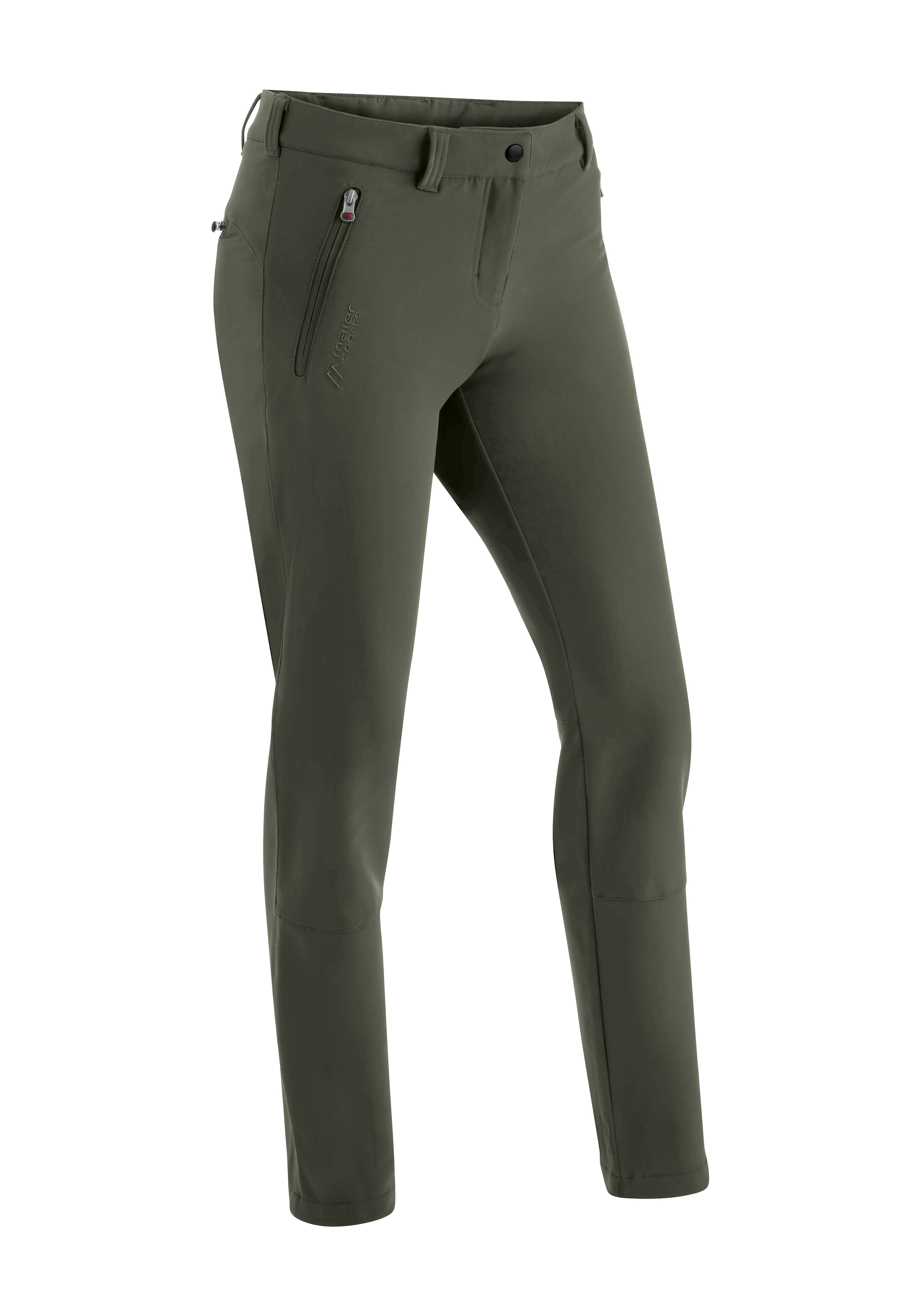 Maier Sports "Helga slim" warme Damen Outdoorhose, robuste Wanderhose, Slim Fit