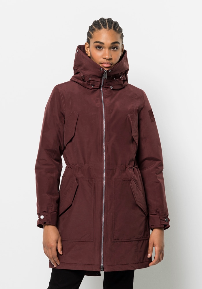 Jack Wolfskin Parka »ROCKY POINT PARKA«, mit Kapuze