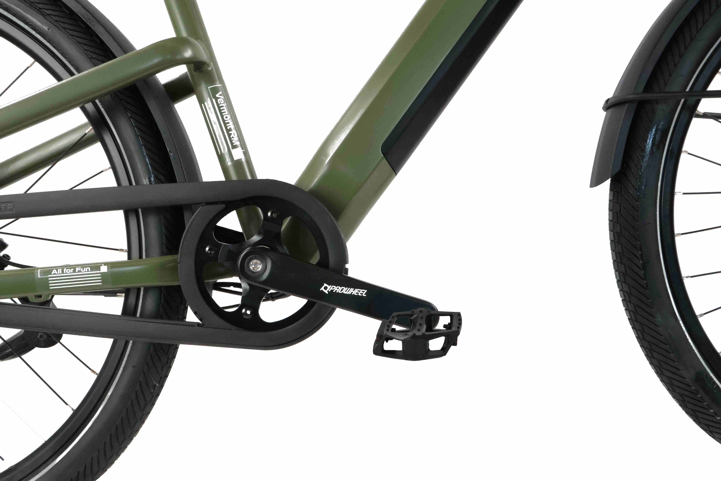 LLobe »CityVenture E-Bike 27,5" Vermont RM, grün« 2 Gang Nabenschaltung Heckmotor 250 W