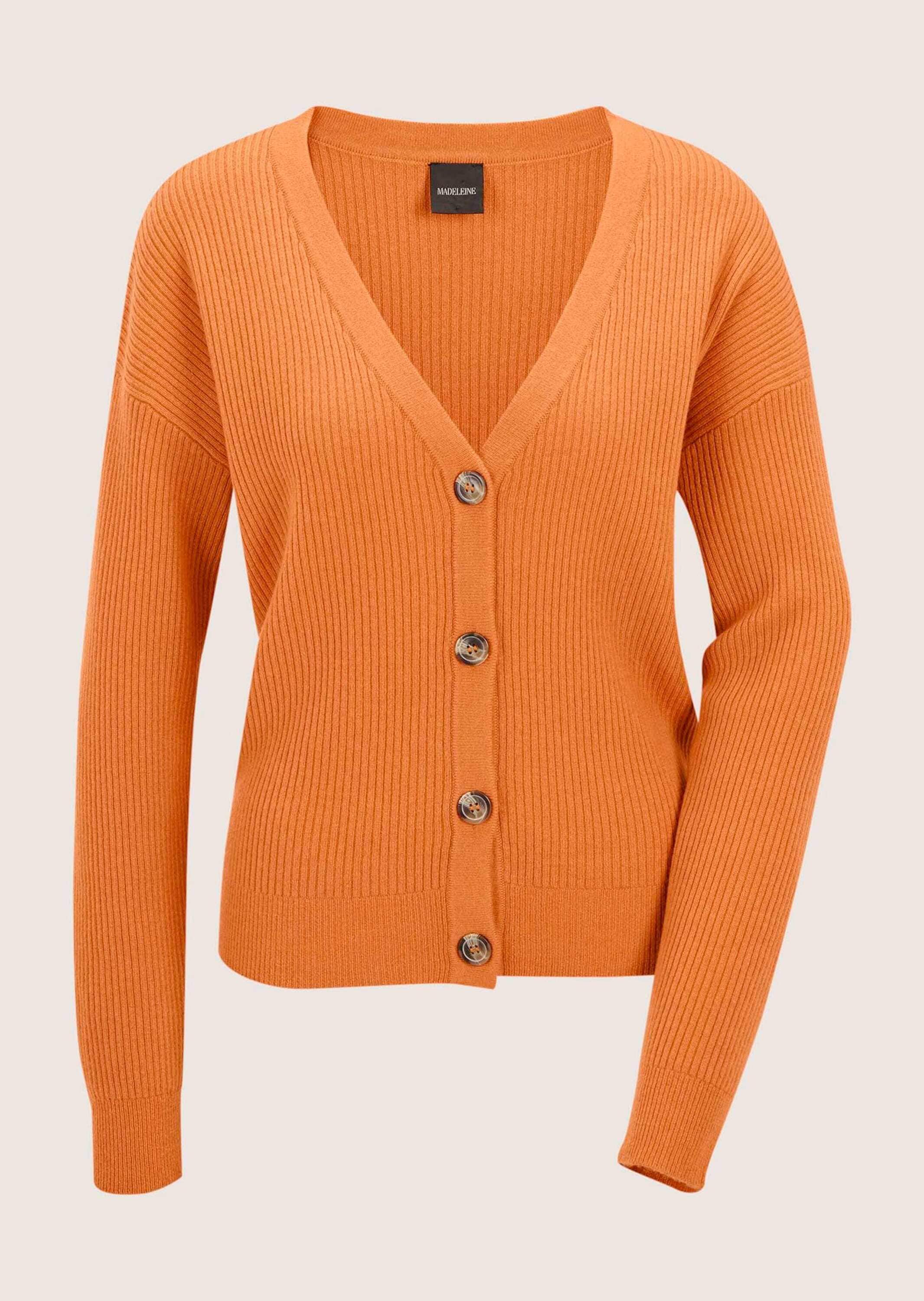 MADELEINE "Strickjacke Kaschmir Cardigan mit V-Ausschnitt"
