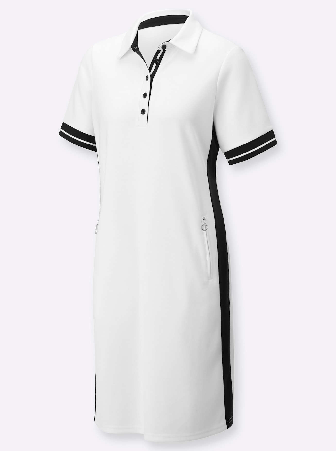 creation L Shirtkleid »Modal-Mix-Polokleid«