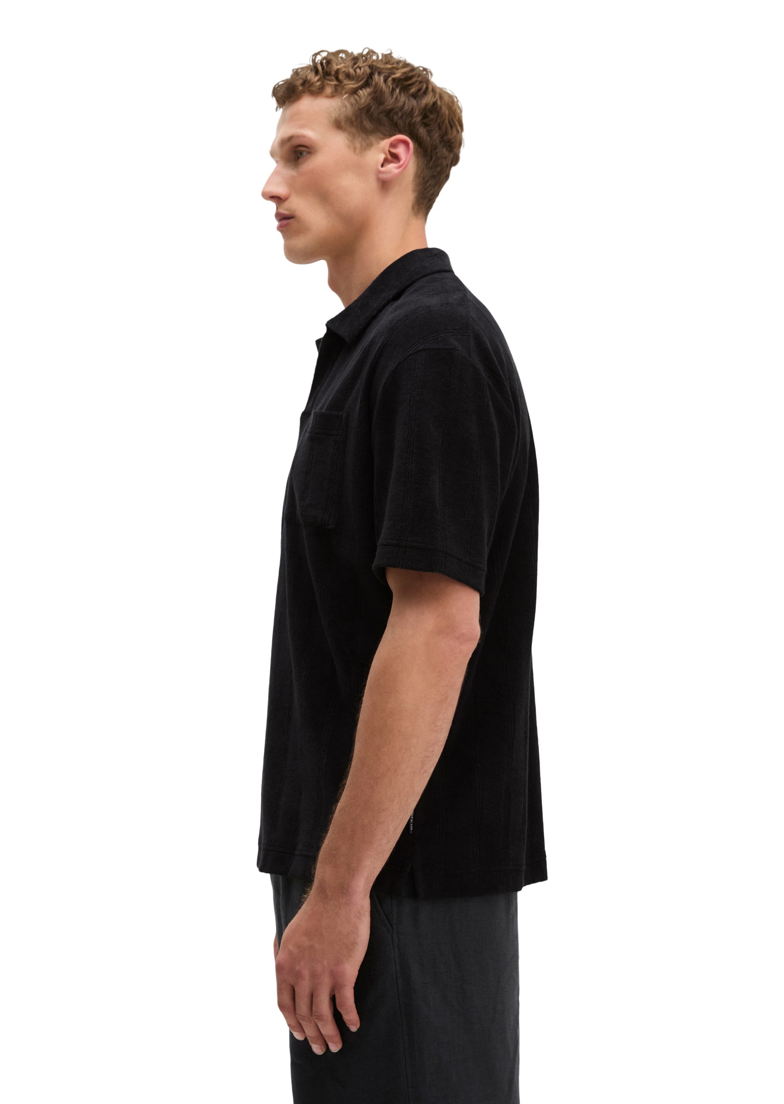 Marc O'Polo Poloshirt »aus Bio-Baumwoll-Frottee«