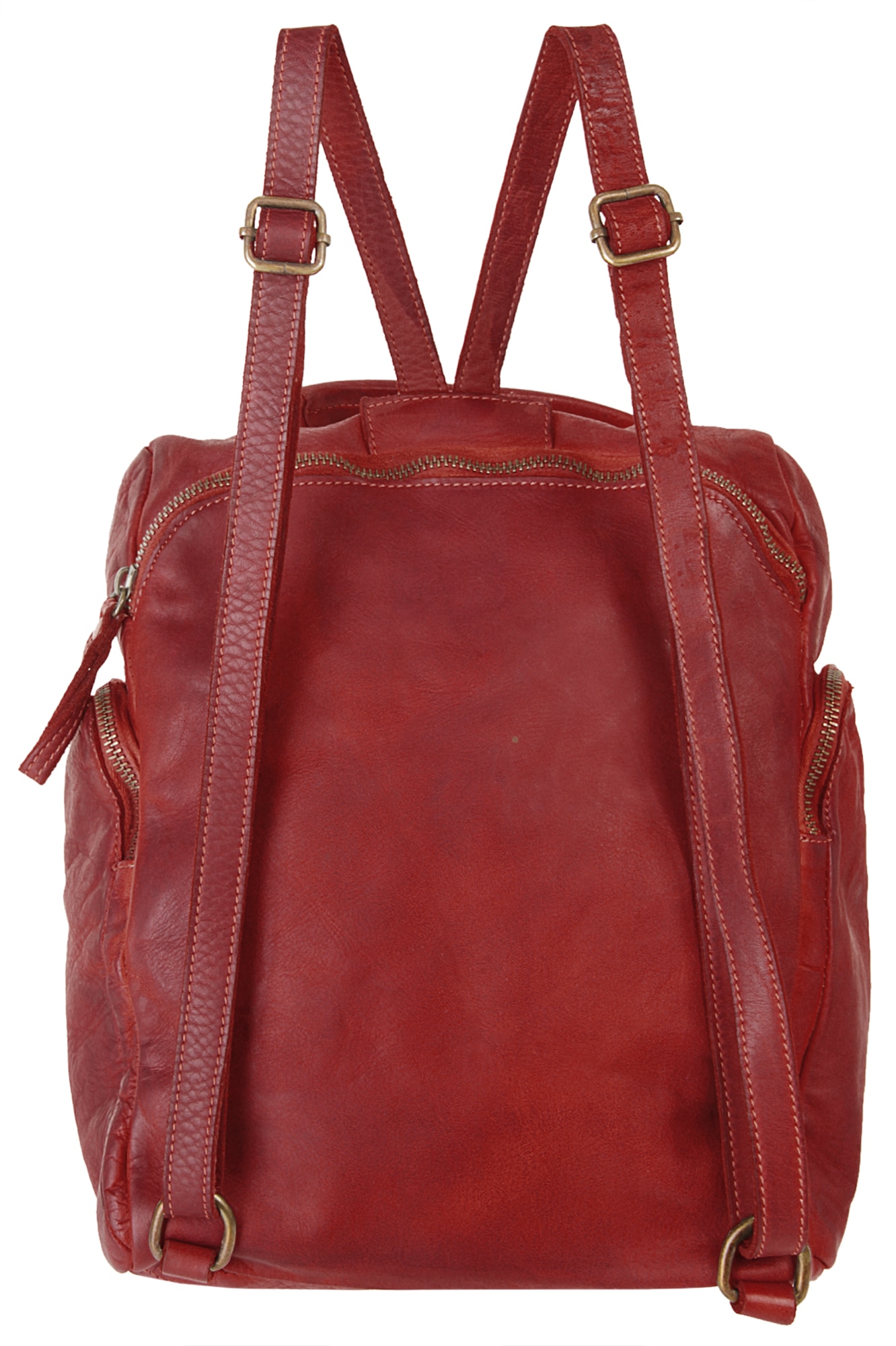 Samantha Look Cityrucksack, echt Leder, Made in Italy