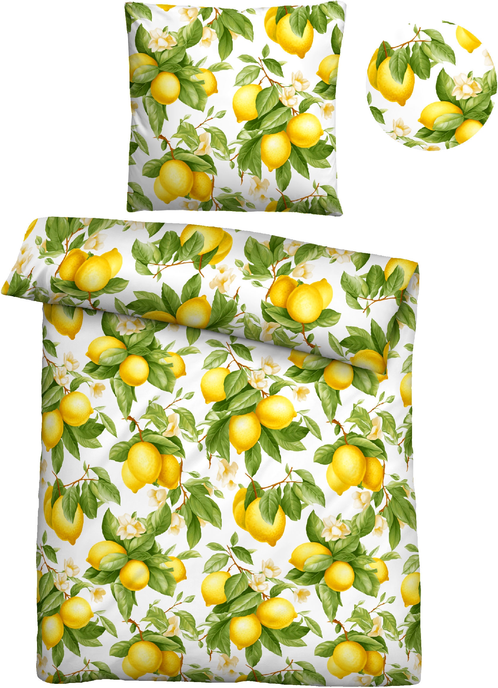 Castell - Markenbettwäsche Bettwäsche "Romy" 2 Stk. tlg. hautsympathisch, 1 günstig online kaufen