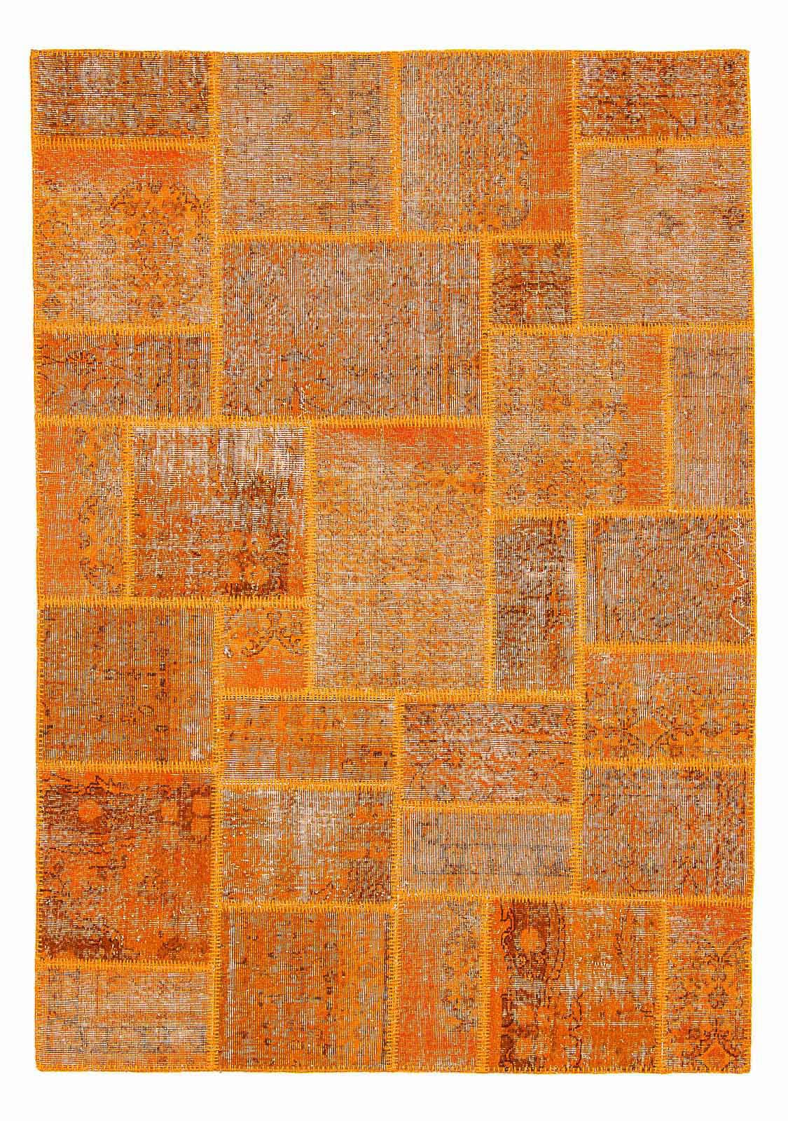 morgenland Wollteppich »Patchwork Patchwork 300 x 250 cm«, rechteckig, Unikat mit Zertifikat