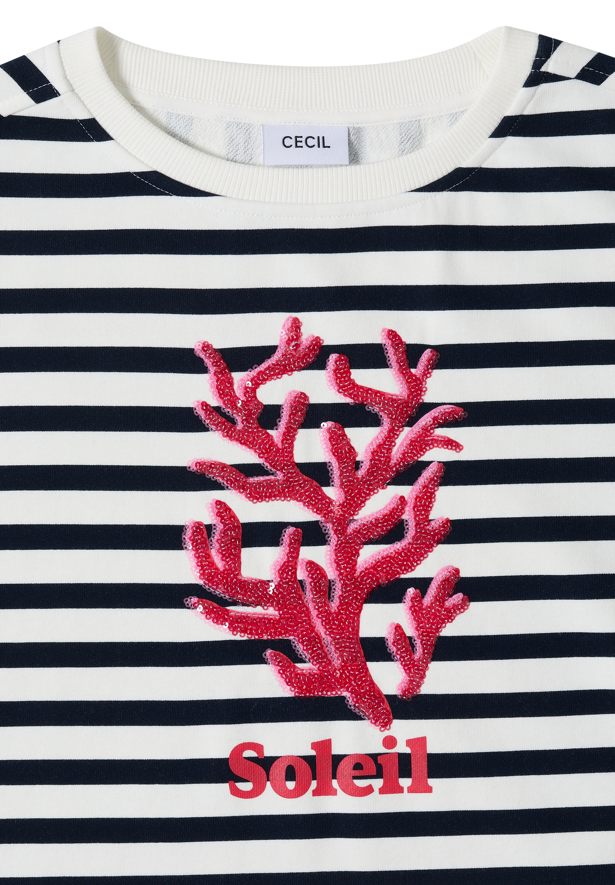 Cecil Sweatshirt , im Streifen-Design
