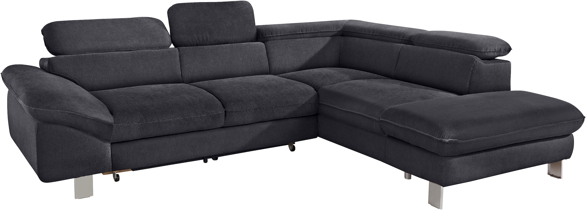 COTTA Ecksofa "Driver L-Form" mit Kopfteilverstellung, wahlweise mit Schlaffunktion & Bettkasten