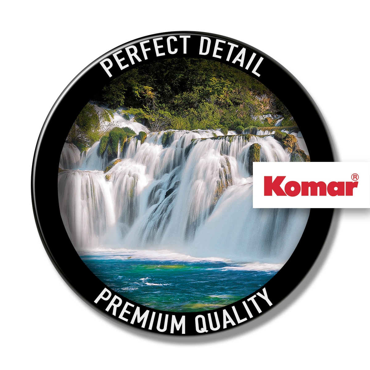 Komar Fototapete »Krka Falls«, x inklusive kaufen Kleister (Breite 368x254 Höhe), BAUR online | cm