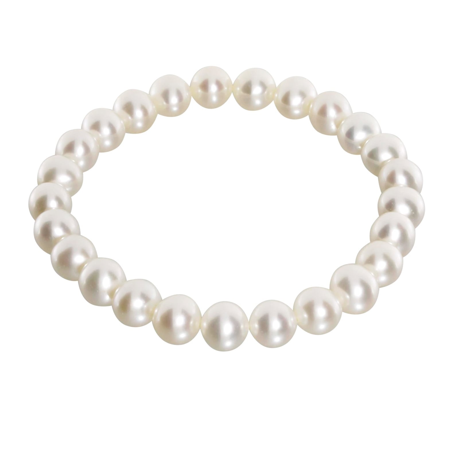 Armband OSTSEE-SCHMUCK "- Ingrid 7 - Perlen - Zuchtperle" Gr. 19, weiß, Armbänder, Damen, Perlen, Armband