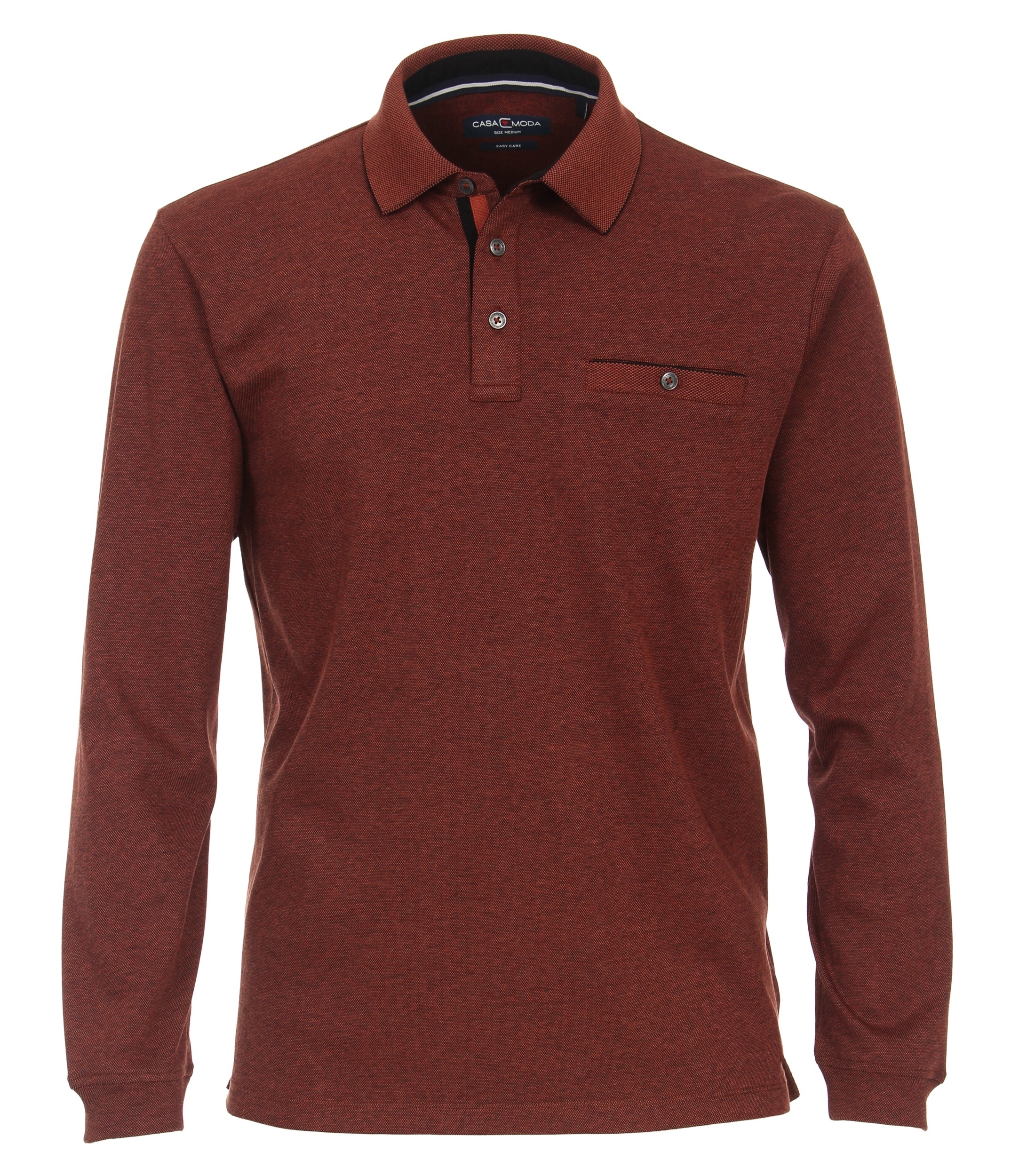 CASAMODA Langarm-Poloshirt » Polo-Shirt Langarm...