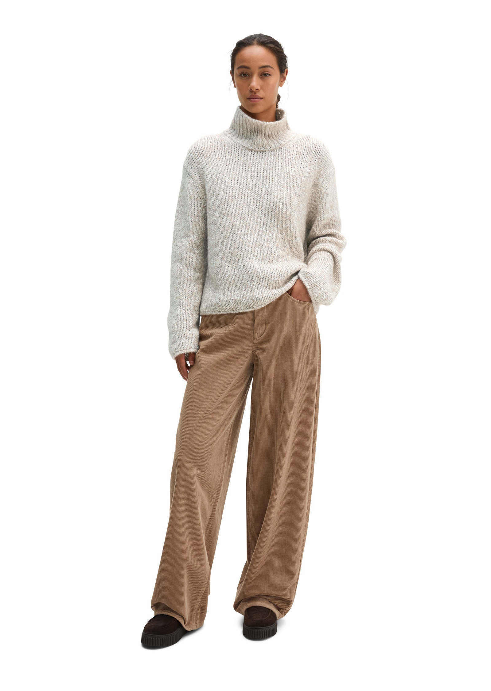 Marc O'Polo Strickpullover »aus weichem Bio-Baumwolle-Alpakawolle-Mix«