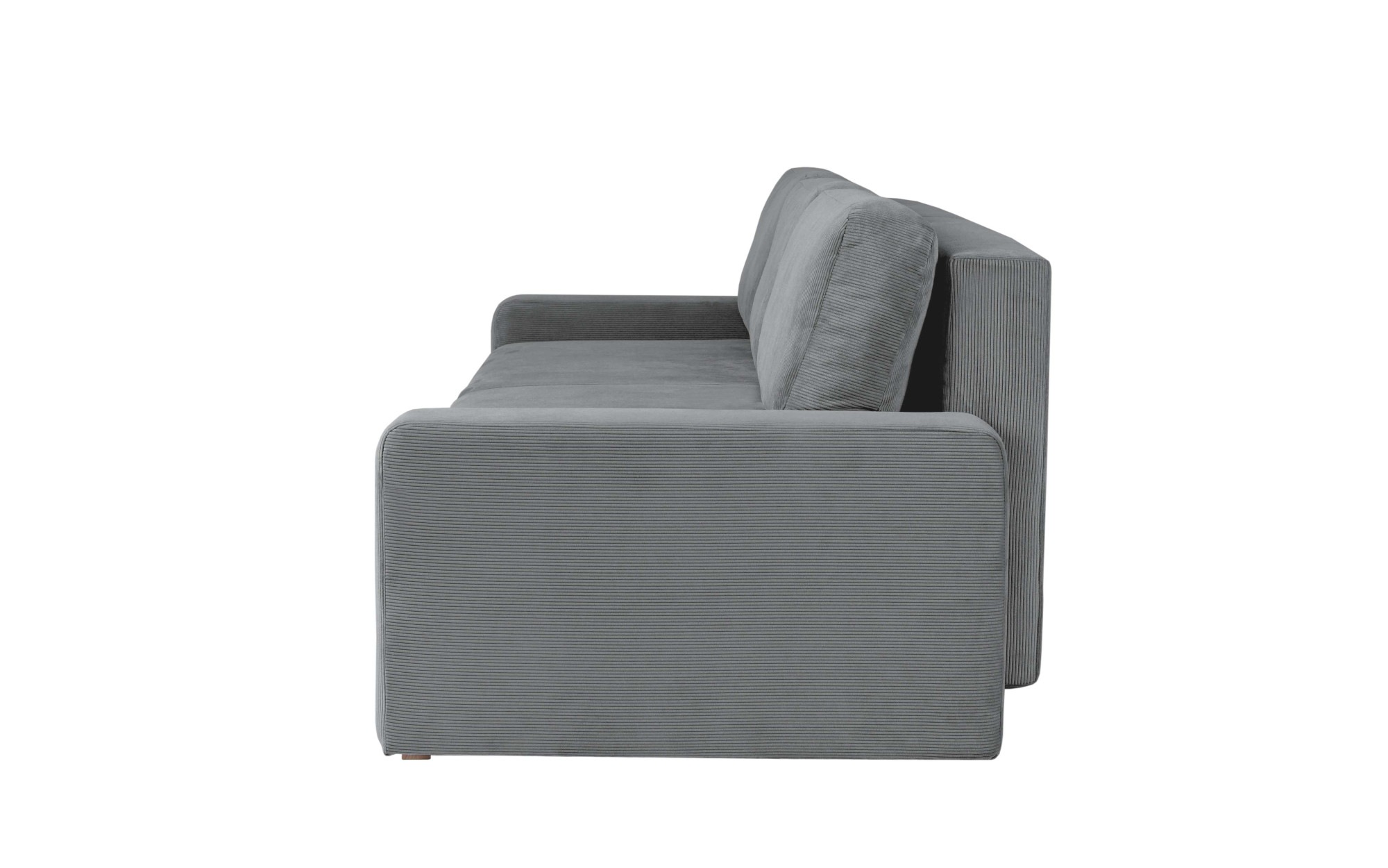 INOSIGN 3-Sitzer »SHERIDIAN Schlafsofa mit Bettkasten, in Feincord & Velvet«, mit Wellenunterfederung, moderne Bezüge, B/H/T 225/94/80