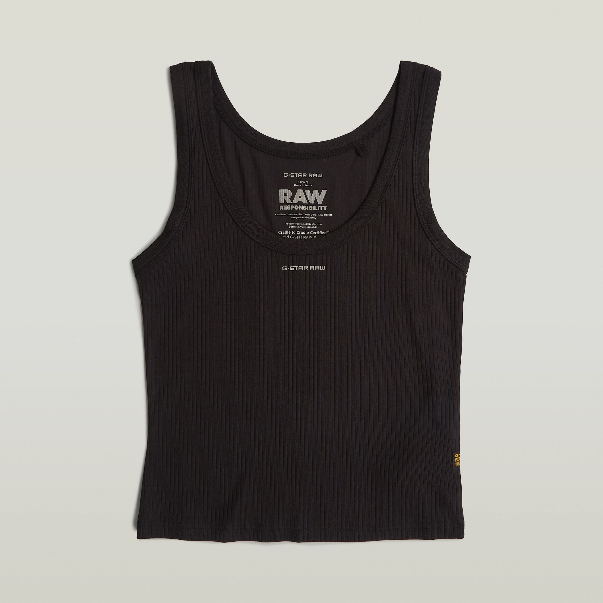 G-STAR Tanktop »Slim Rib Tank«, mit Markenschriftzug auf der Brust