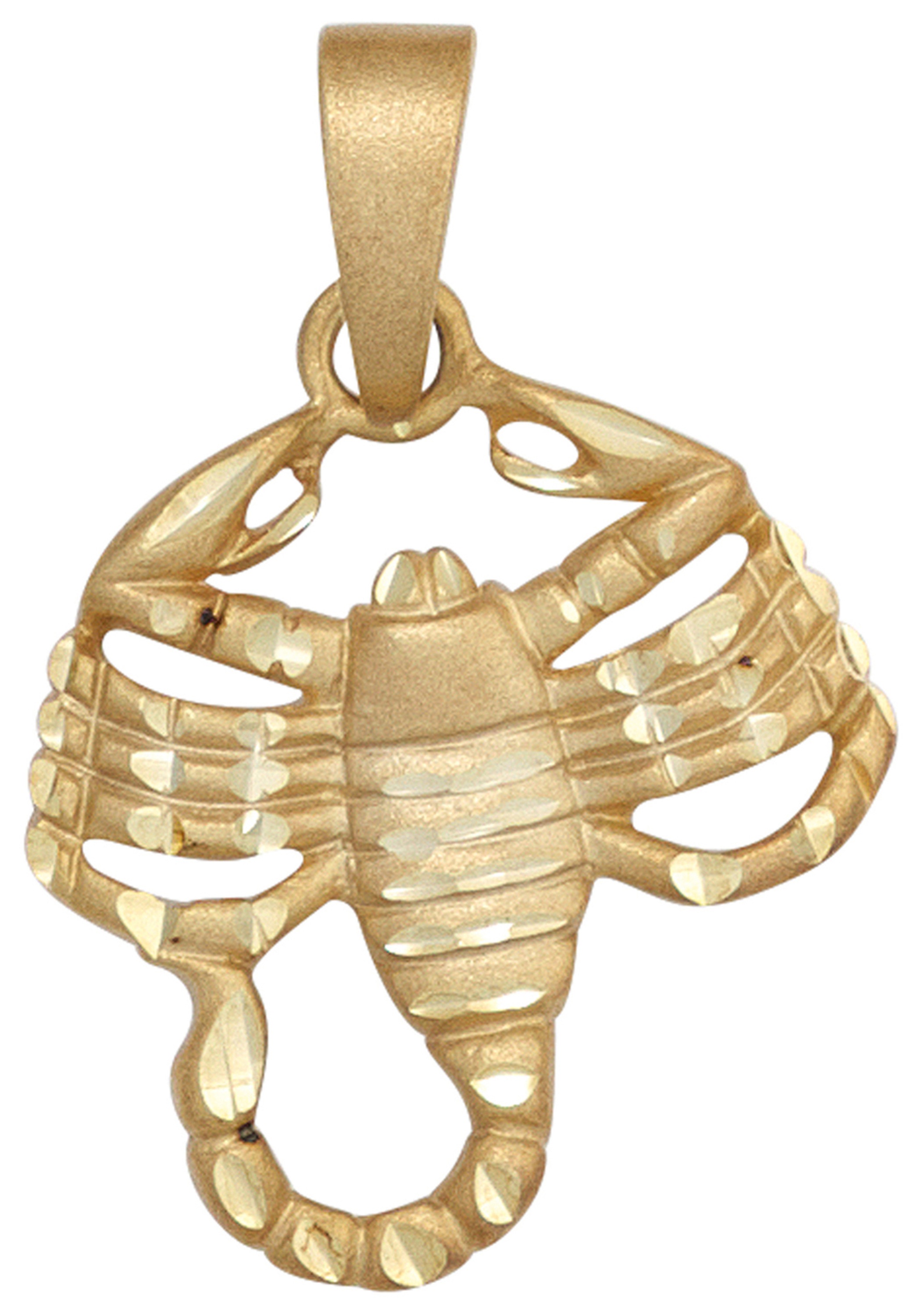 JOBO Sternzeichenanhänger »Anhänger Sternzeichen« ()  925 Silber vergoldet matt