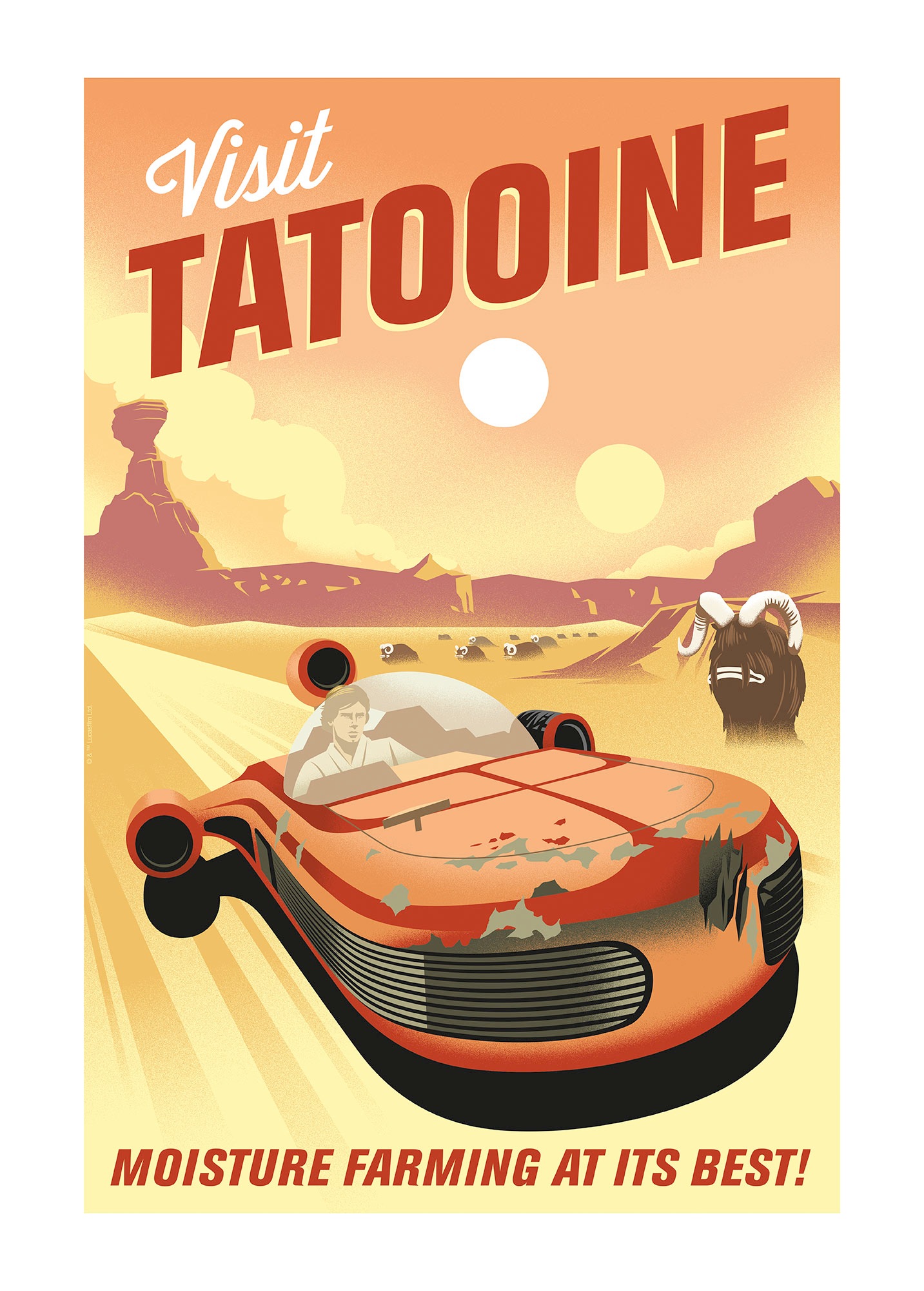 Komar Paveikslas »Star Wars Visit Tatooine!«...