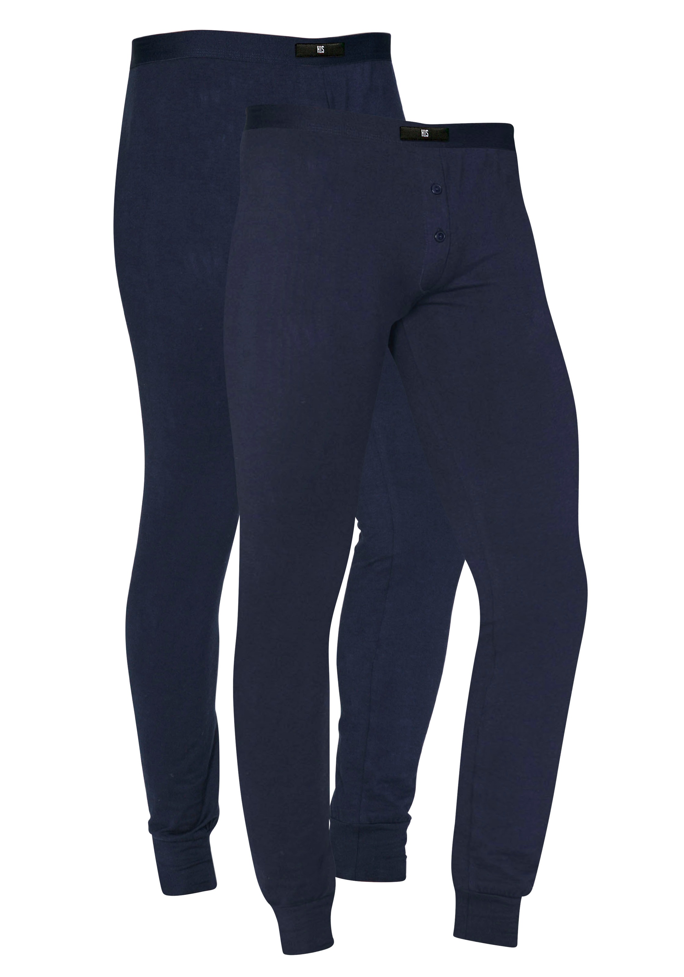 H.I.S Lange Unterhose Packung, 2 Stk. tlg., mit Bündchen am Bein günstig online kaufen