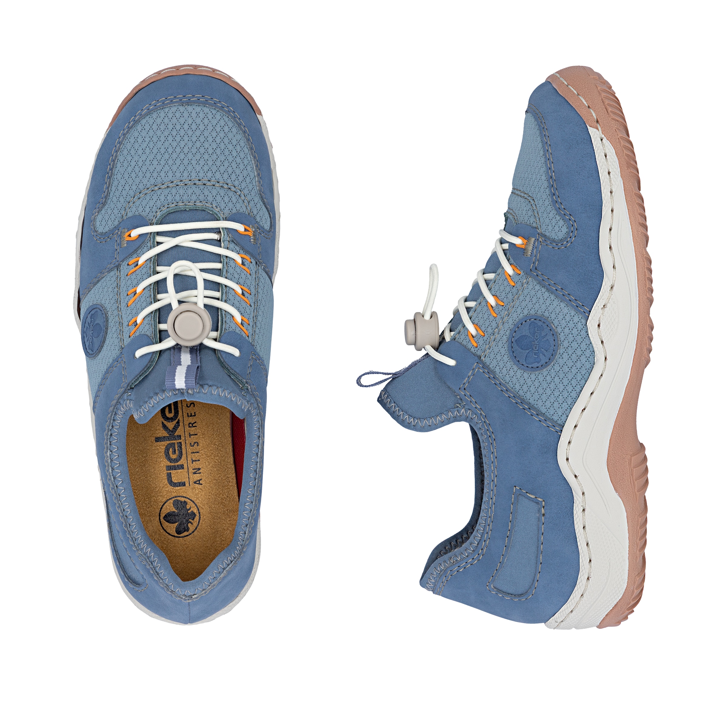 Rieker Slip-On Sneaker  Slipper, Schlupfschuh, Freizeitsneaker mit Schnellverschluss