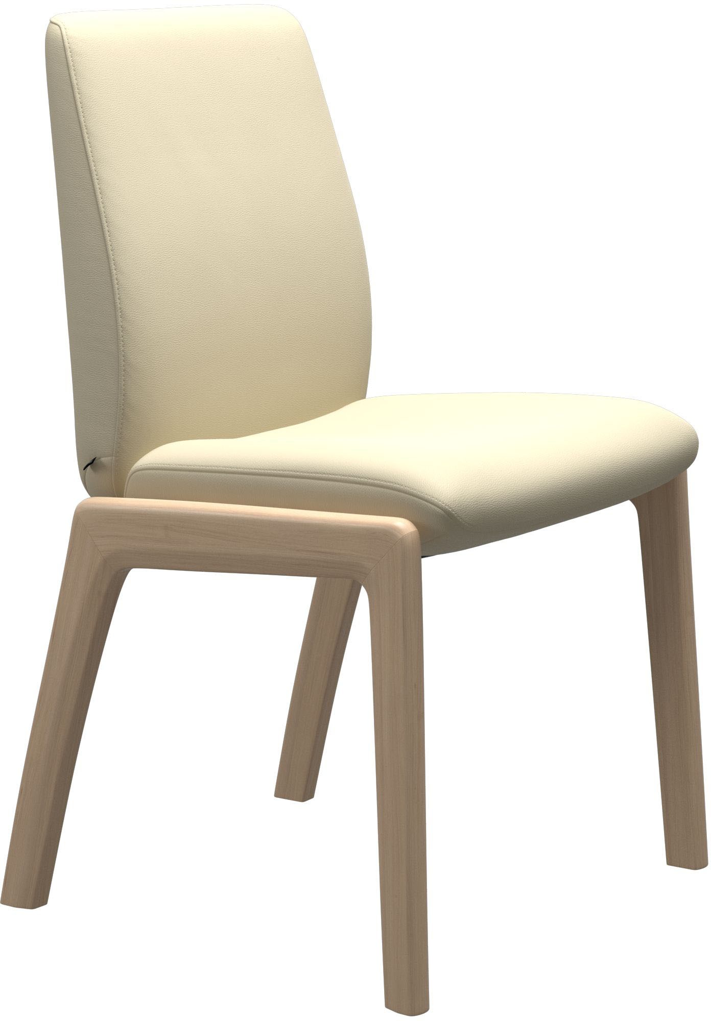 Thumbnail - Stressless Polsterstuhl "Laurel", Leder PALOMA, Low Back, Größe L, mit abgerundeten Beinen in Eiche natur