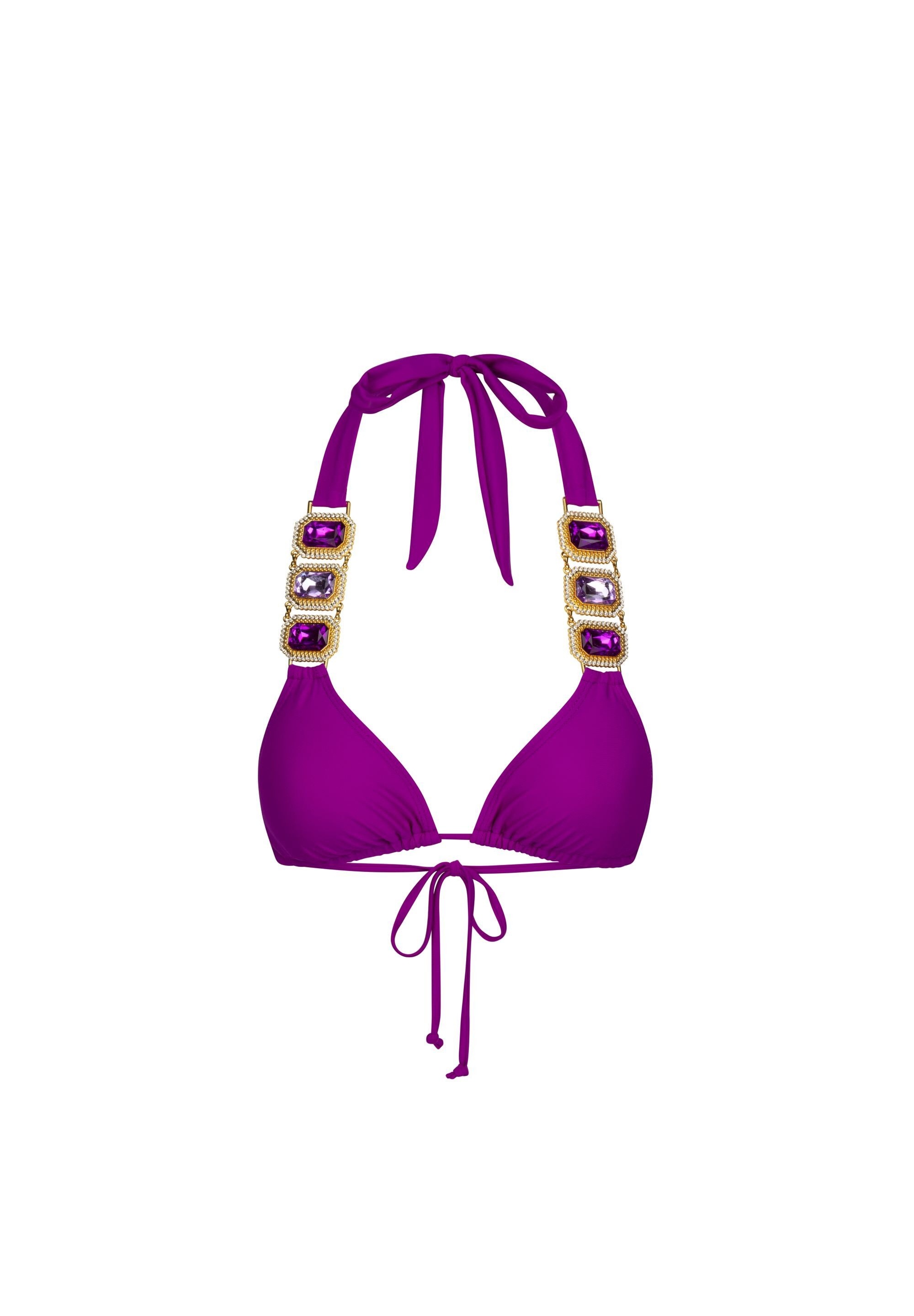 Moda Minx Triangel-Bikini-Top »Boujee«, (1 St.), mit funkelndem Steinbesatz