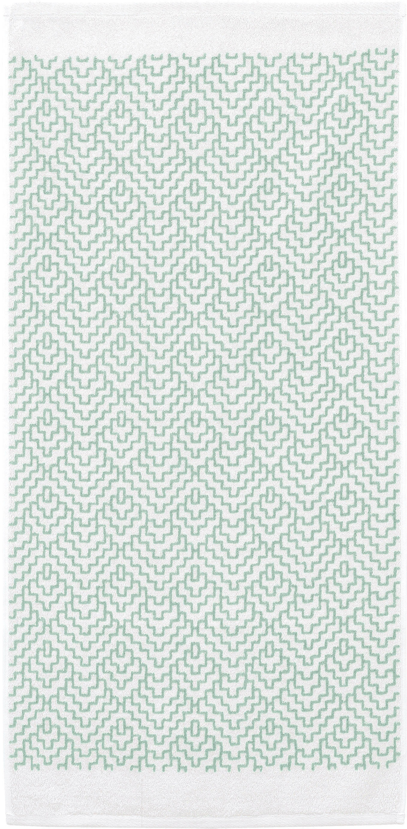 Thumbnail - Kleine Wolke Duschtuch "Botany, Größe 70/140 cm" modernes Rauten Design