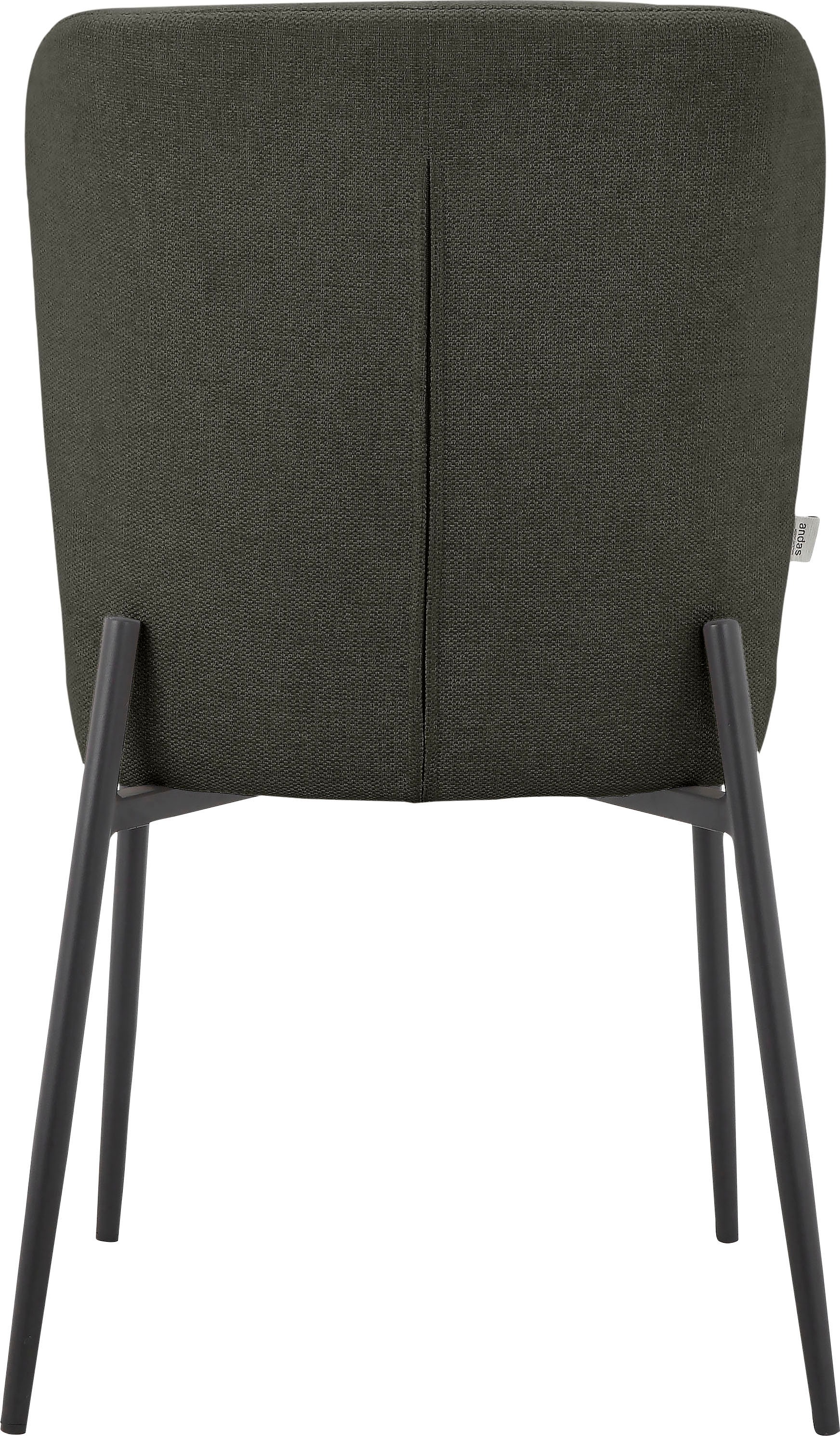 andas Esszimmerstuhl »Lieska«, (Set), 2 St., Webstoff, Polsterstuhl, Küchenstuhl, Sitzhöhe 47,5 cm