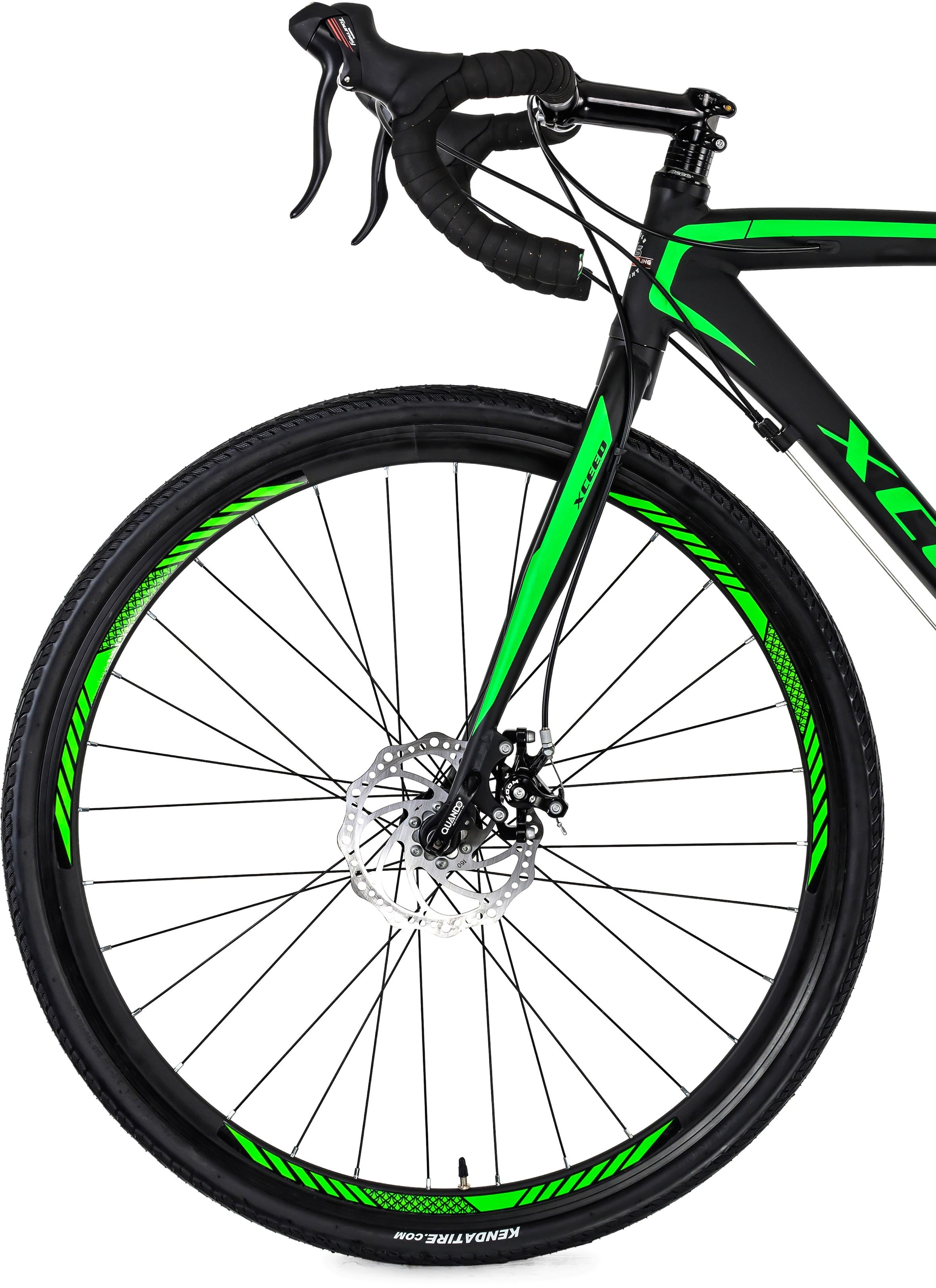 KS Cycling Gravelbike »Xceed«, 14 Gang, Shimano, Tourney Schaltwerk, Kettenschaltung, für Herren, Kettenschaltung