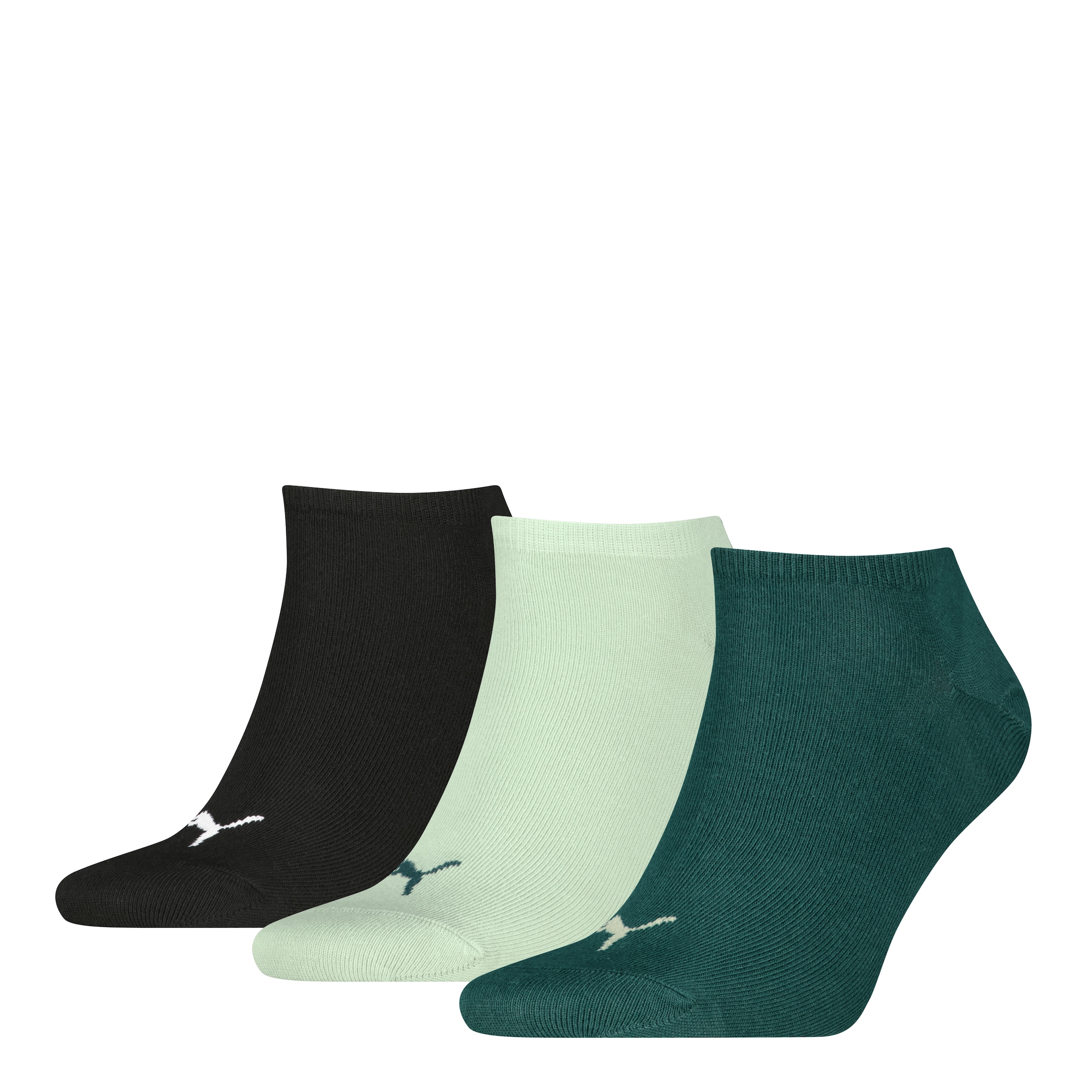 PUMA Sneakersocken "PUMA UNISEX SNEAKER PLAIN 3P" 3 Paar, mit kleinem Logo