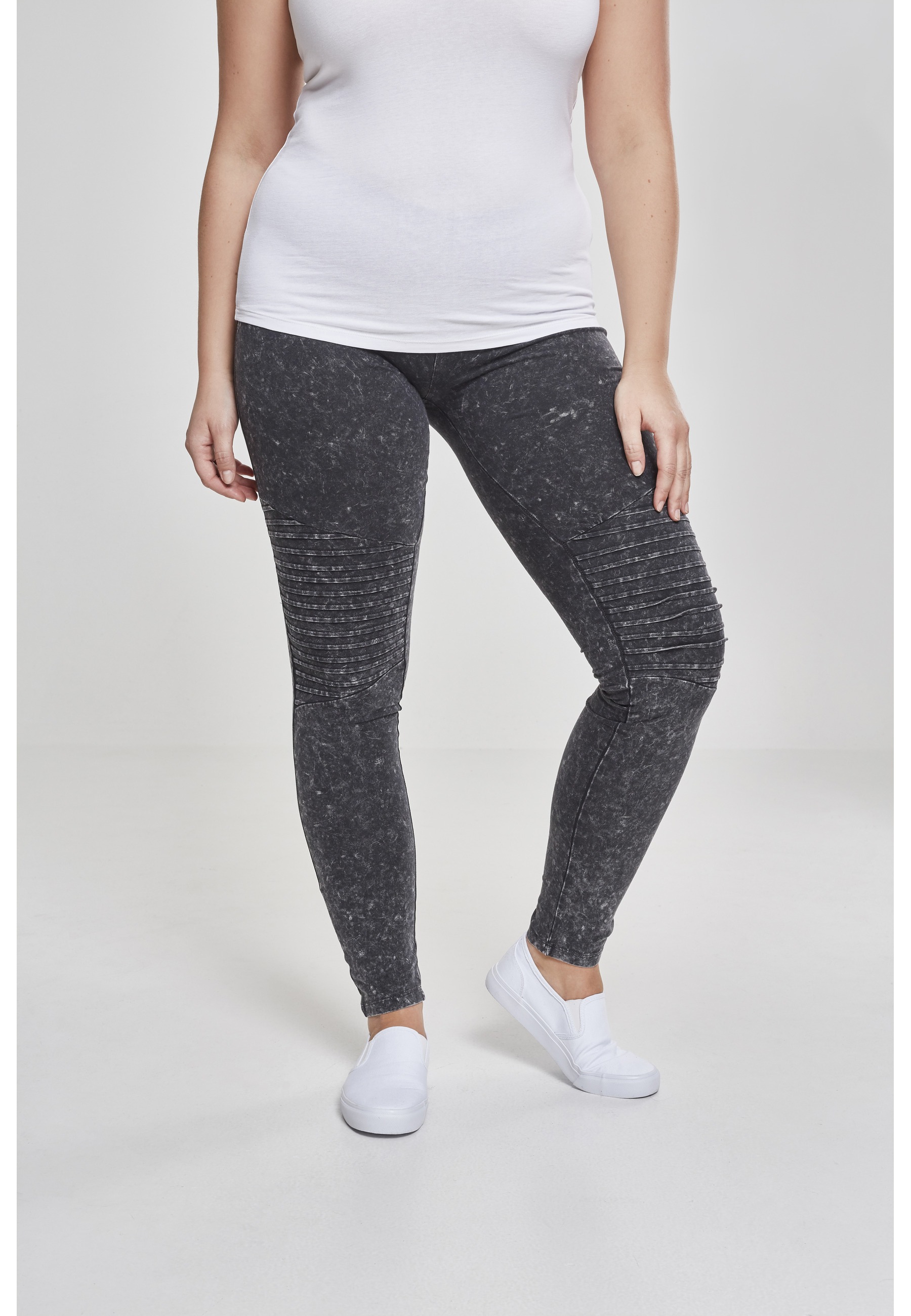 URBAN CLASSICS Leggings »Urban Classics Damen Ladies Denim Jersey Leggings«