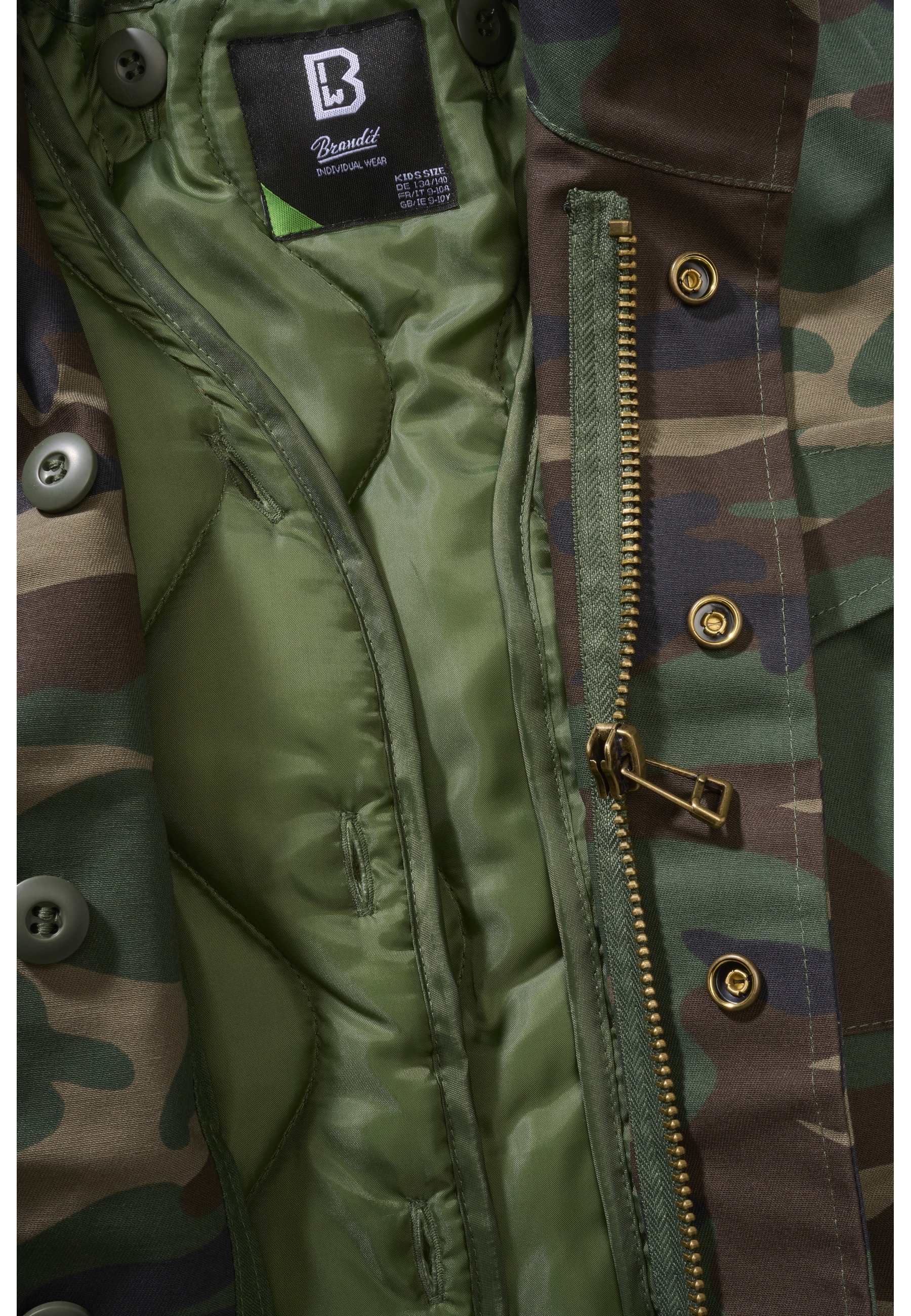 Brandit Parka »Brandit Herren Kids M65 Standard Jacket« 1 Stk. tlg. ohne Kapuze