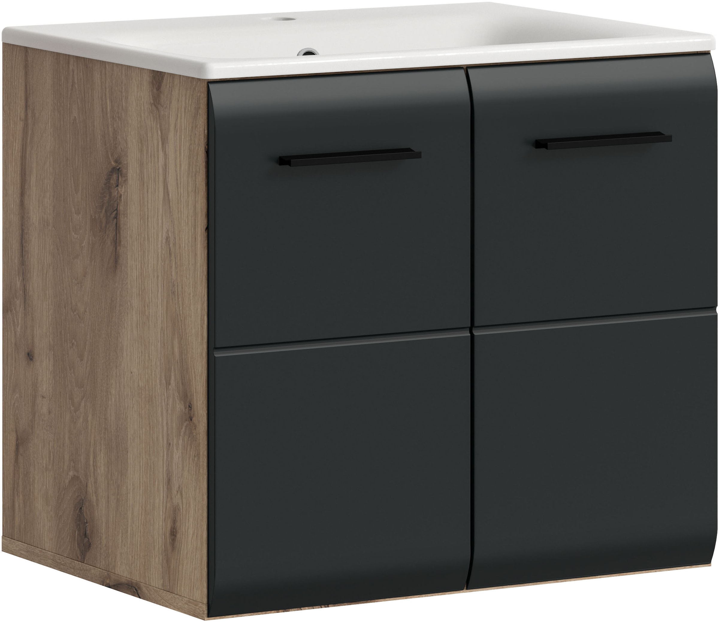 welltime Waschbeckenunterschrank 2 Stk. tlg. Florenz, Waschtisch inkl. Wasc günstig online kaufen