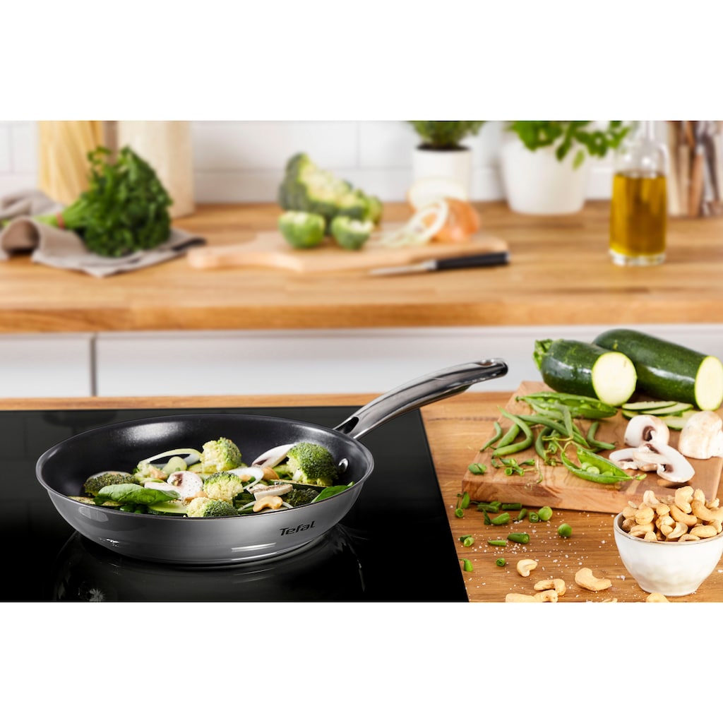 Tefal Bratpfanne »Duetto+«, Edelstahl