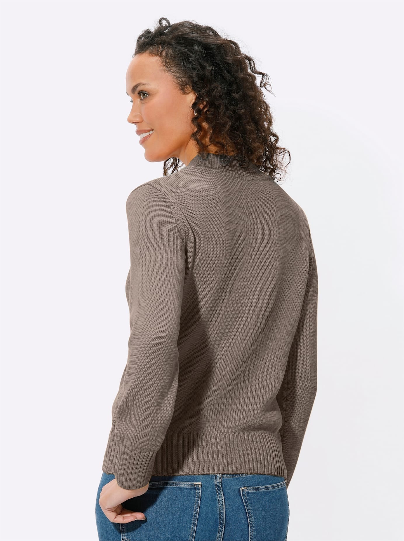 Casual Looks Stehkragenpullover »Pullover«