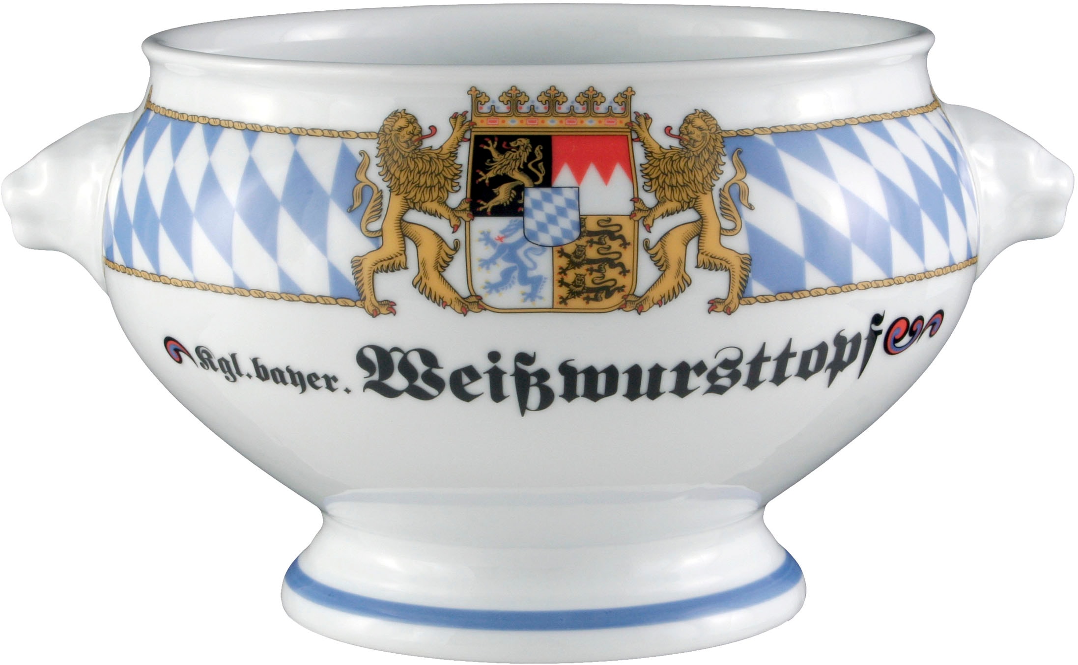 Seltmann Weiden Geschirr-Set »Set 8-tlg. Compact Bayern«, (Set, 8 tlg., Set), Teller, Terrine, Senftopf, Bayern, Set