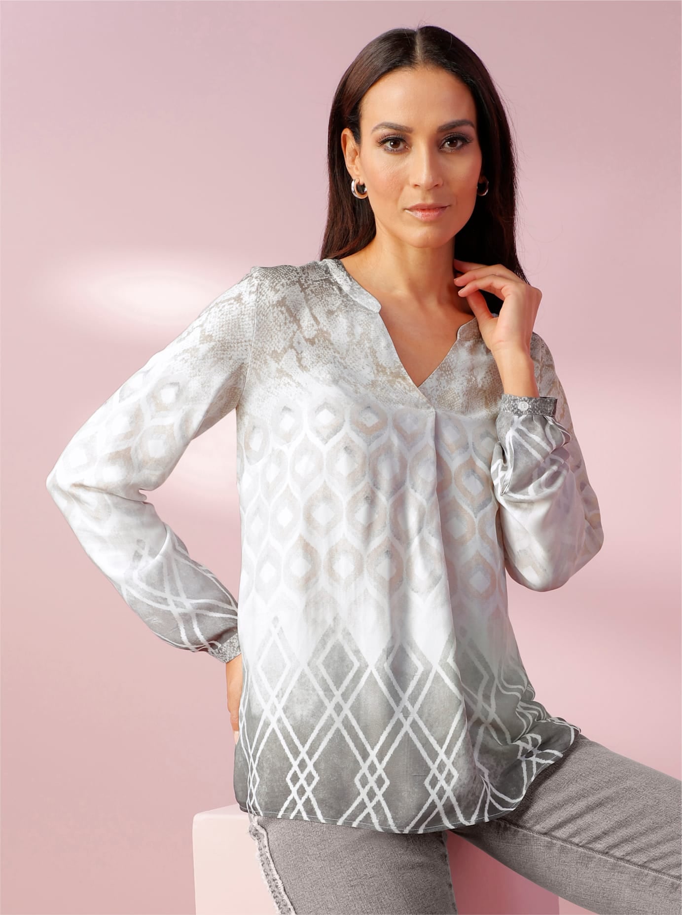heine Druckbluse