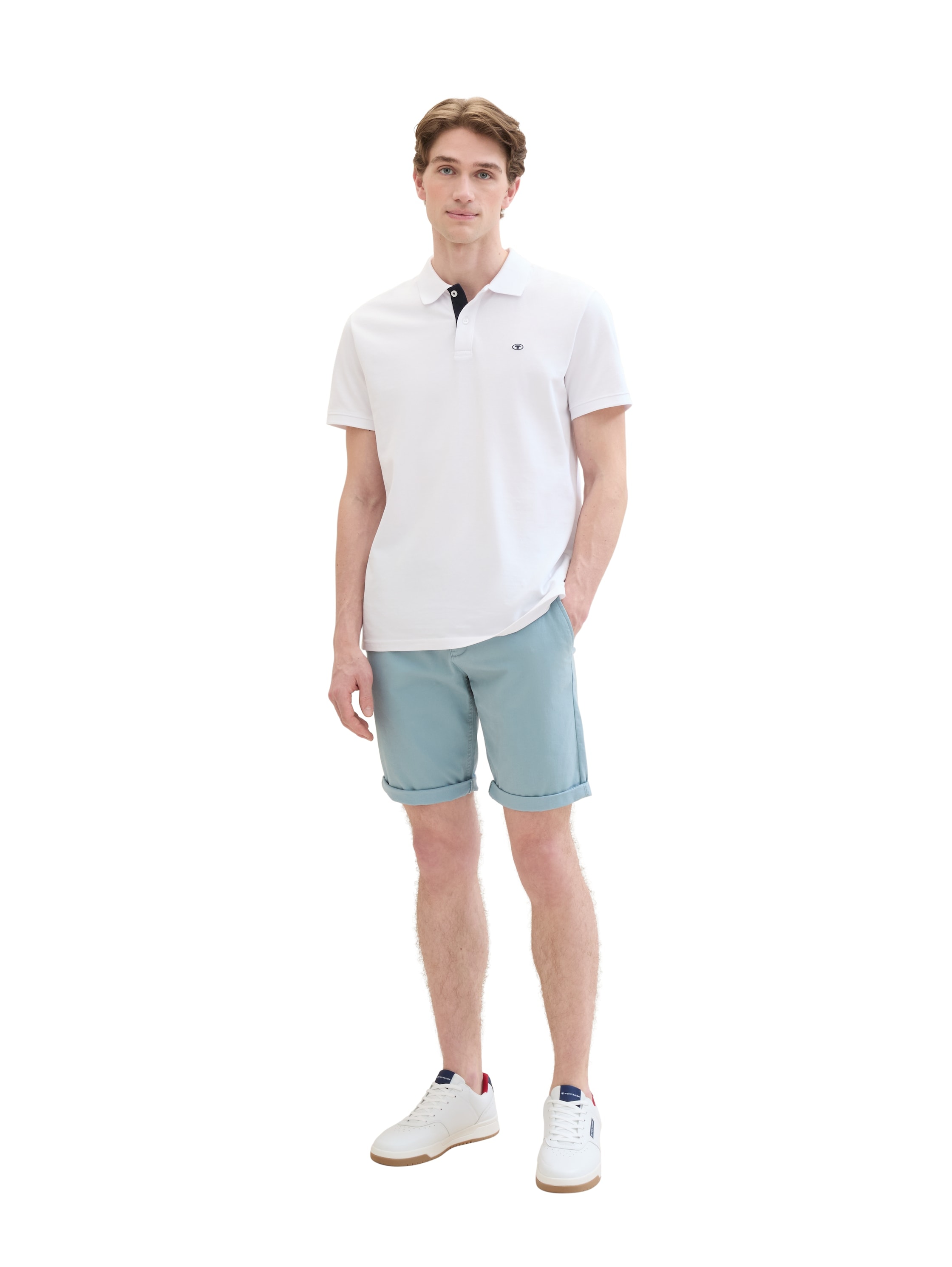 TOM TAILOR Bermudas, Sommerhose mit Paspeltasche