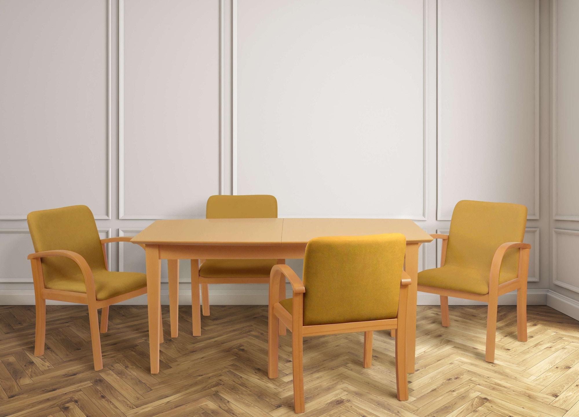 Home affaire Esszimmersessel »LINA707«, (1 St.), Extra-confort, Fleckenabweisendes Gewebe, Massivholz