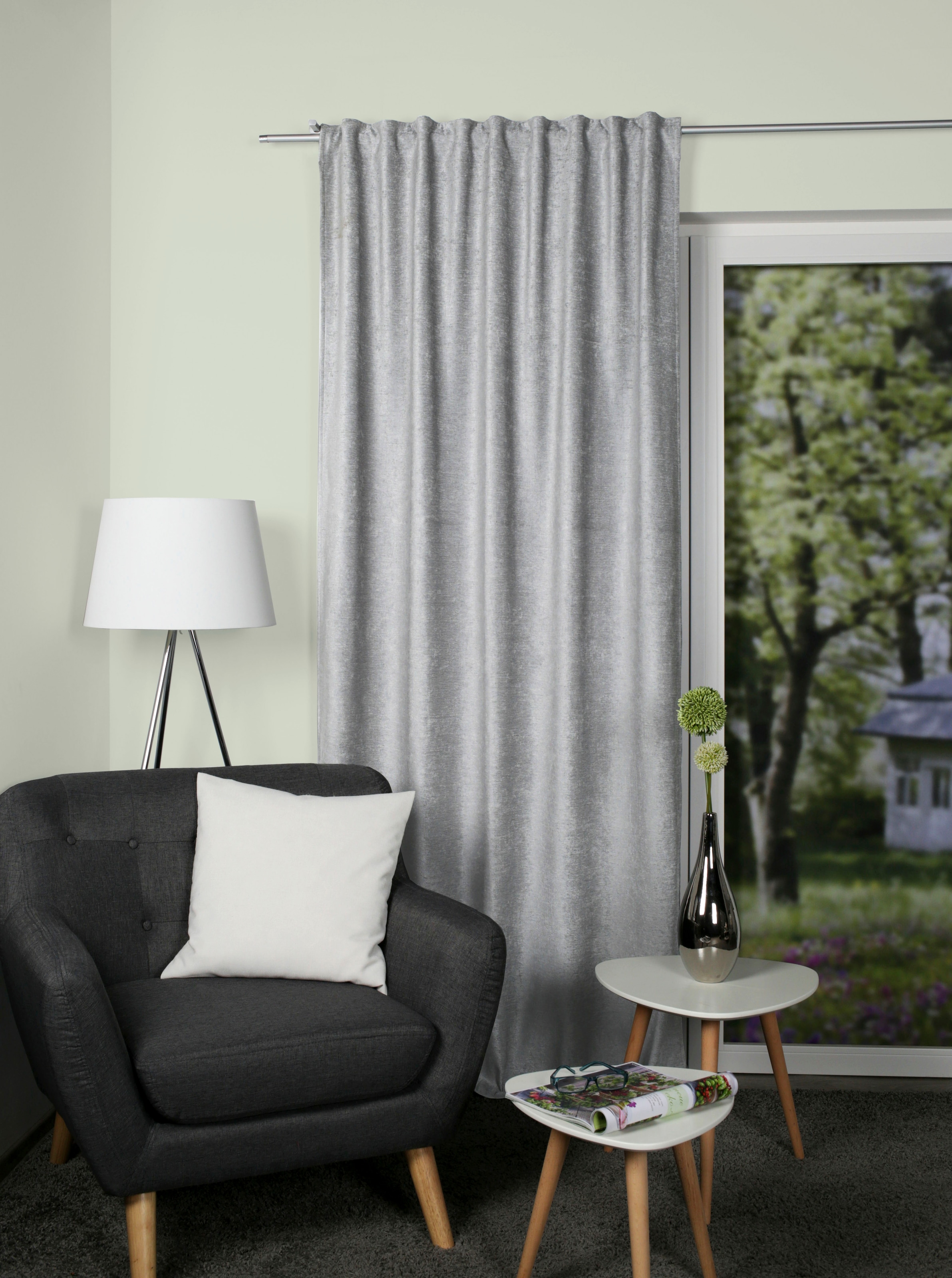 HOME WOHNIDEEN Vorhang "THERMO" Multifunktionsband 1 Stk. tlg. Chenille-The günstig online kaufen
