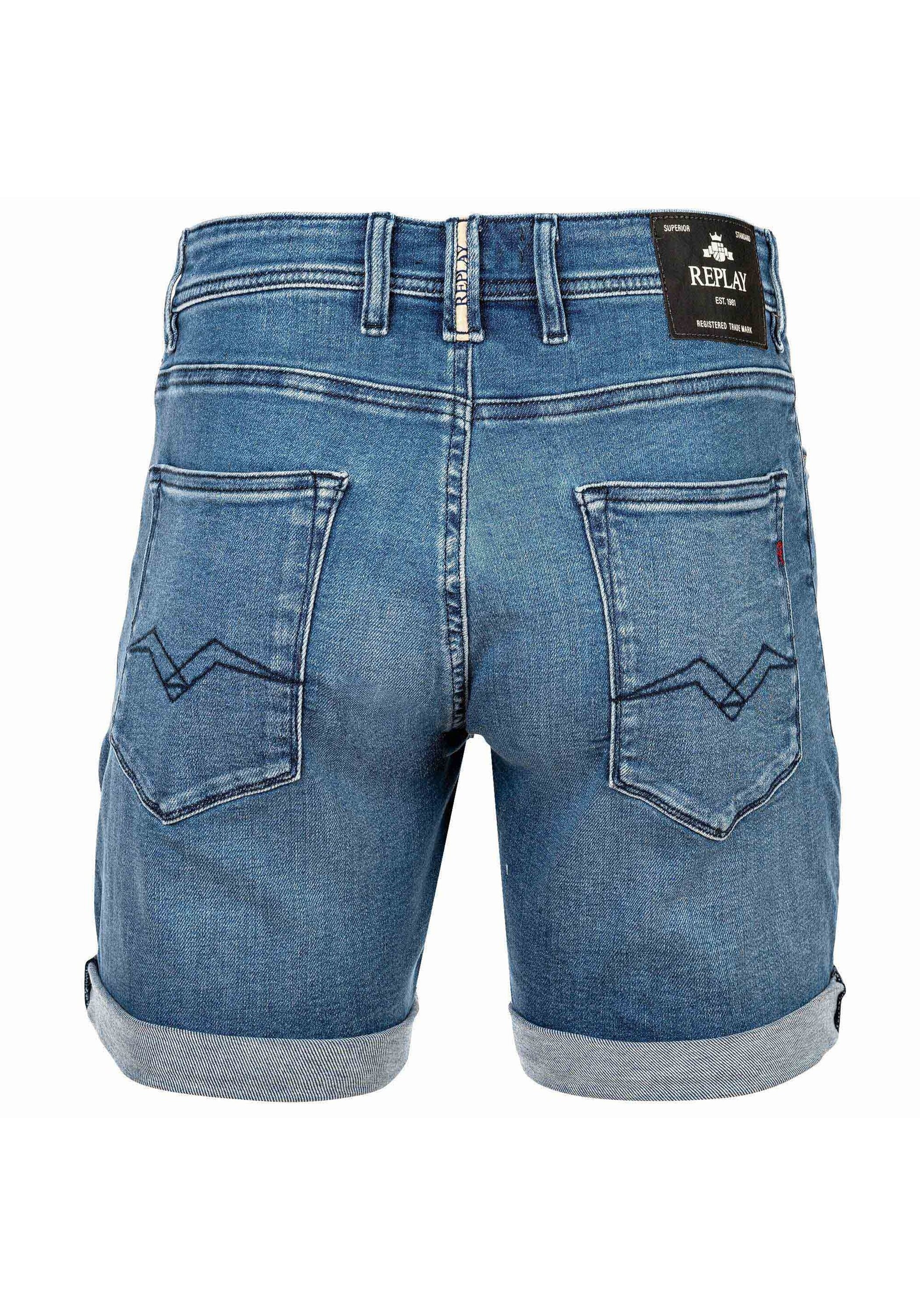 Replay Bermudas »Bermuda-Shorts POWER Stretch Denim 1er Pack«