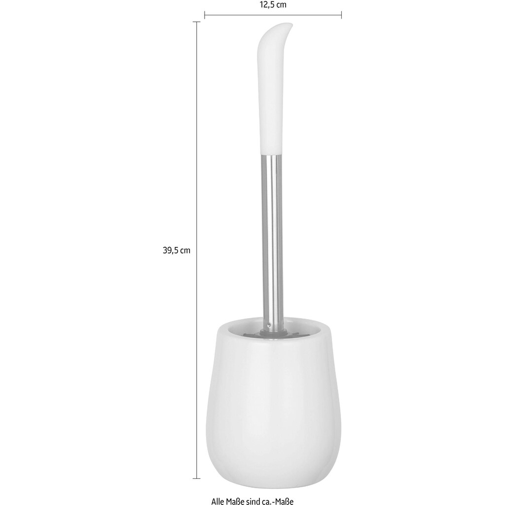 WENKO WC-Garnitur »Sydney«, aus Keramik, Bürstenkopf-Durchmesser 7,5 cm