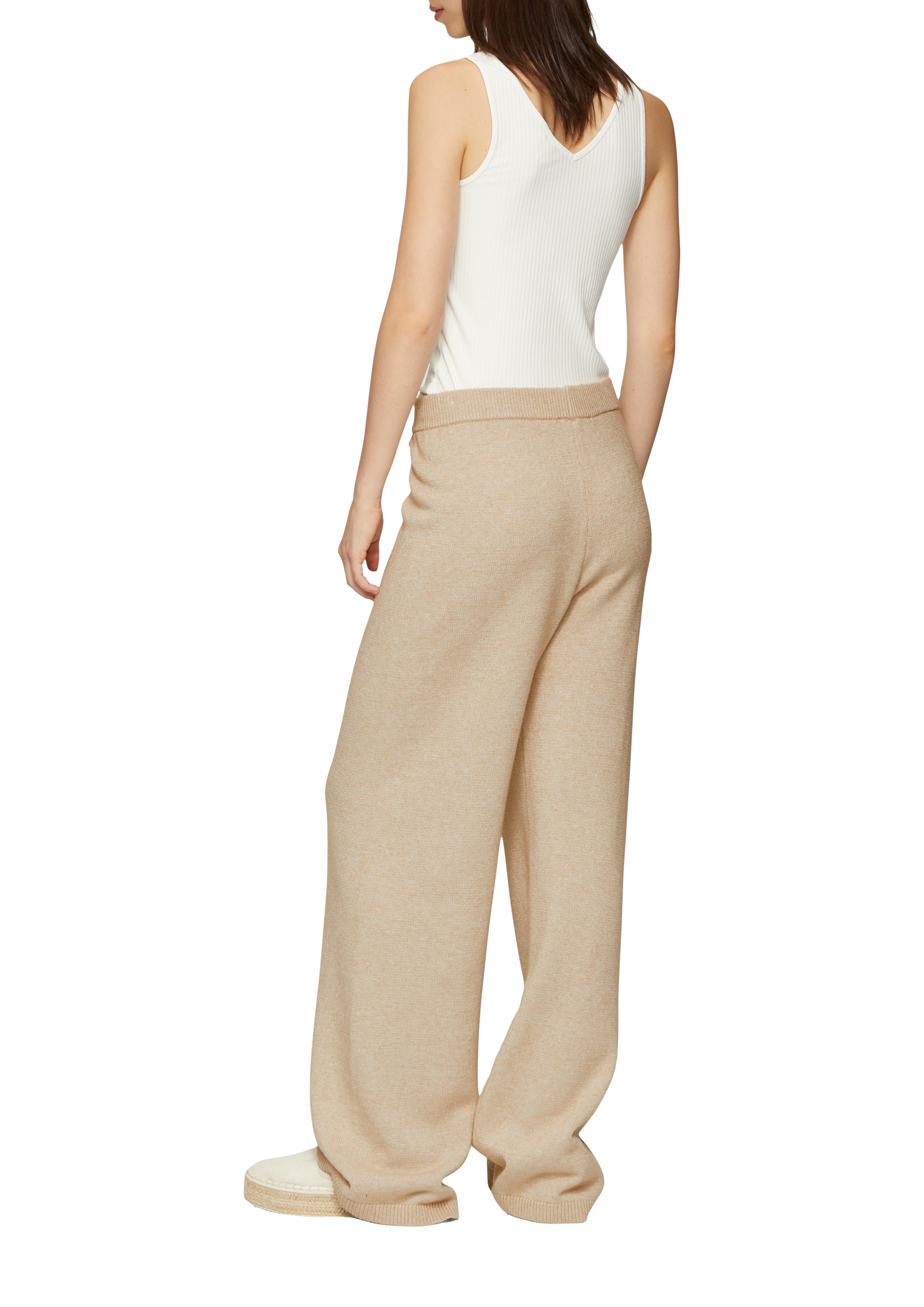 QS Stoffhose, Sommerhose mit elastischem Bund günstig online kaufen