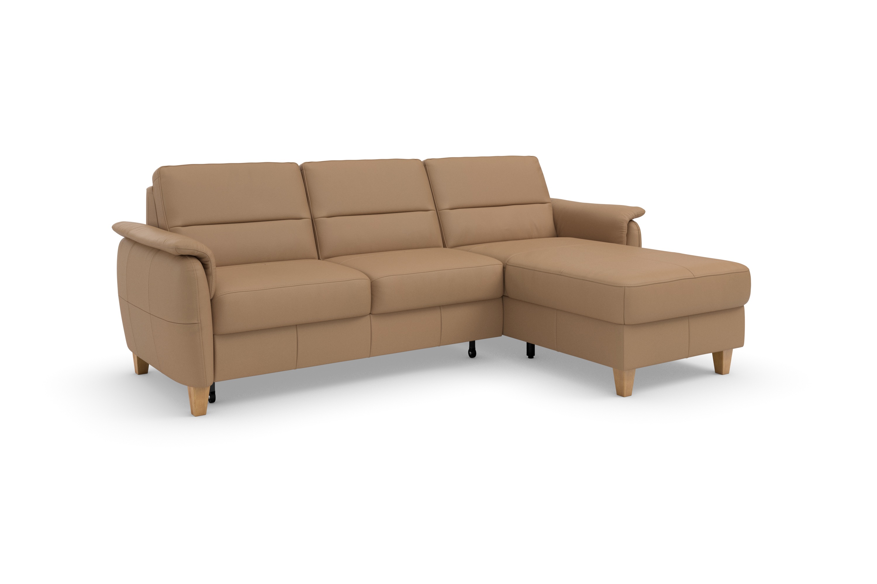 Thumbnail - Home affaire Ecksofa "Palmera L-Form, B: 244 cm" optional Bettfunktion & Bettkasten, Federkern
