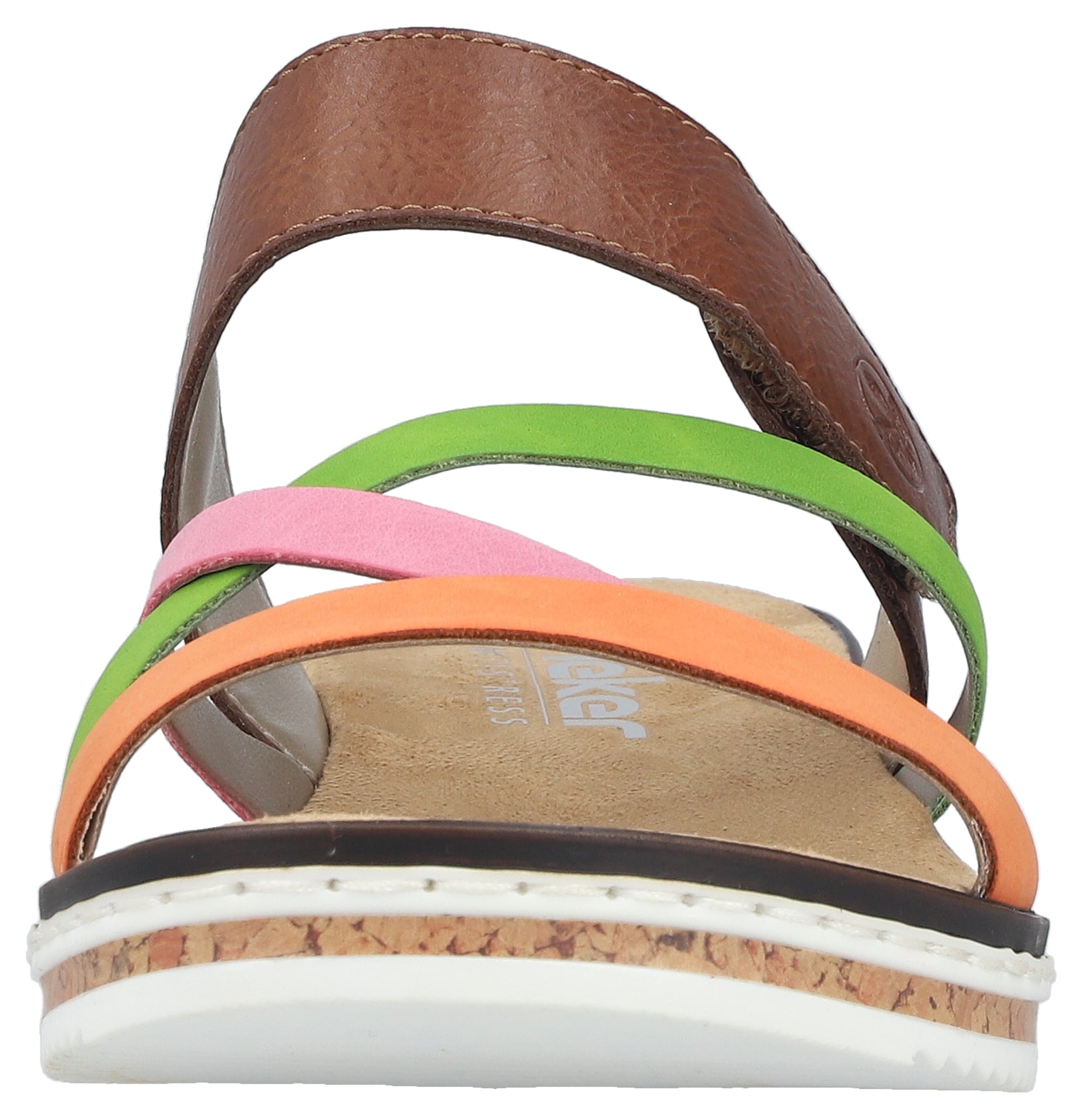 Rieker Pantolette  Keilabsatz, Sommerschuh, 150 Jahre RIEKER Jubiläumsartikel